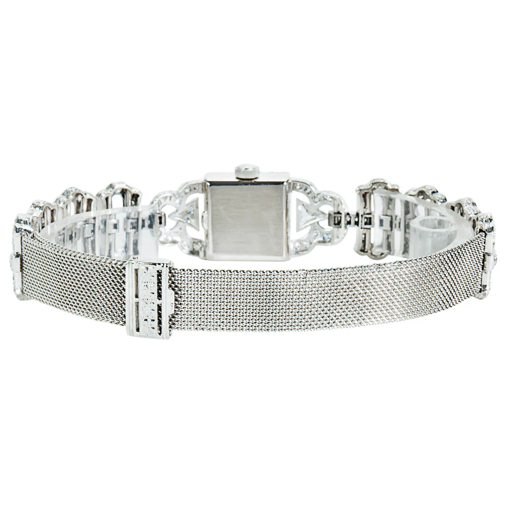 Omega Vintage Dress 650 Womens Quartz Watch in 18K White Gold - Image 4