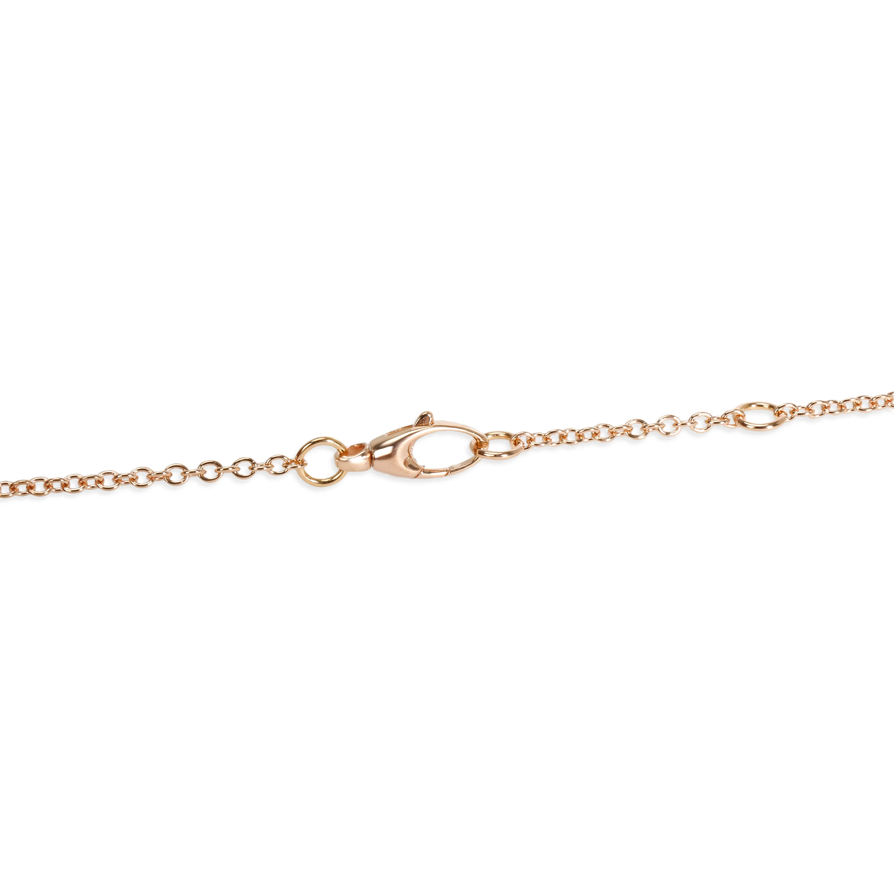 Bucherer Moonstone & Diamond Necklace in 18KT Rose Gold 0.05 CTW - Image 3