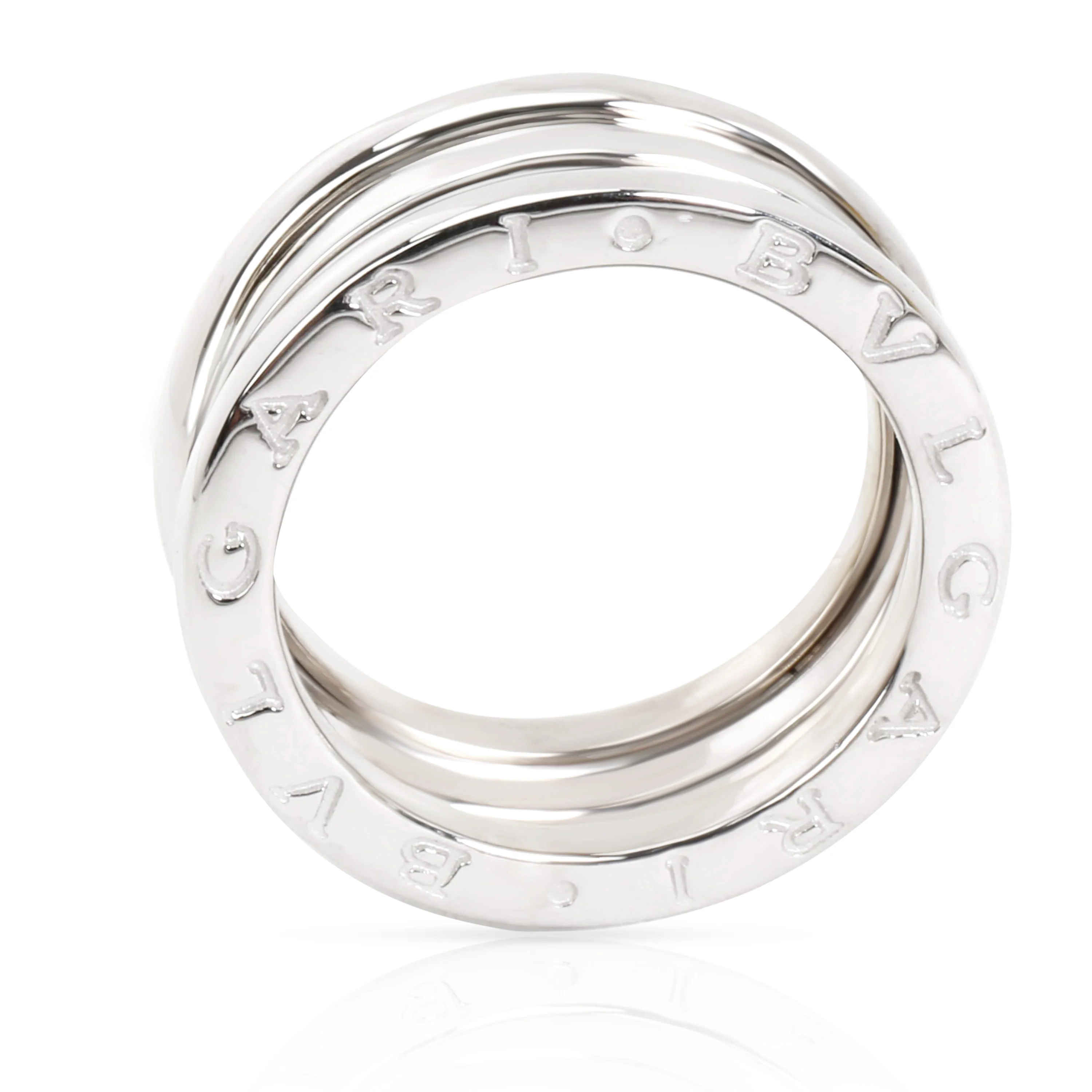 BVLGARI B.Zero1 Three Band Ring in 18K White Gold - Image 2