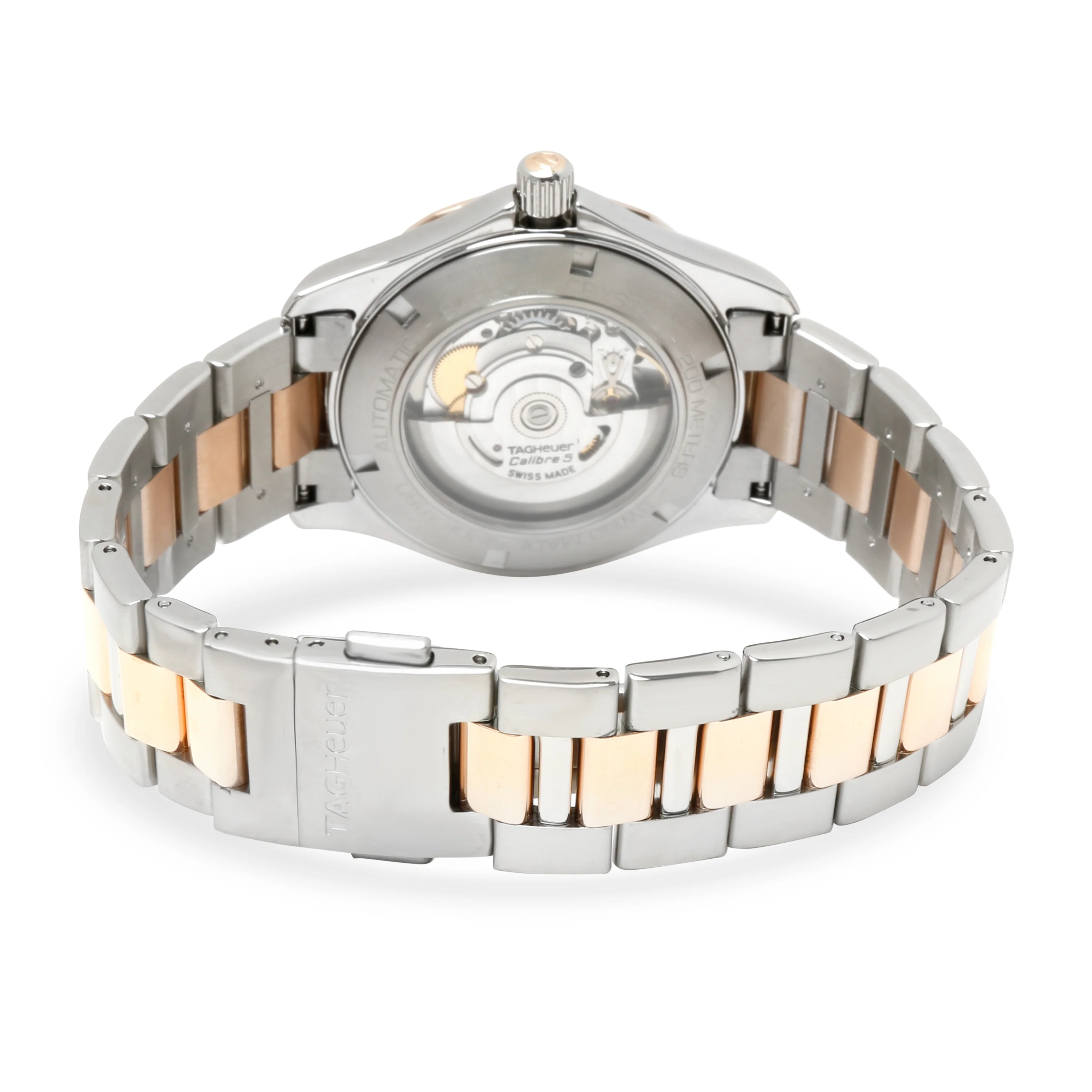 Tag Heuer Aquaracer WAP2150.BD0885 Mens Watch in 18kt Stainless Steel/Rose Gold - Image 4