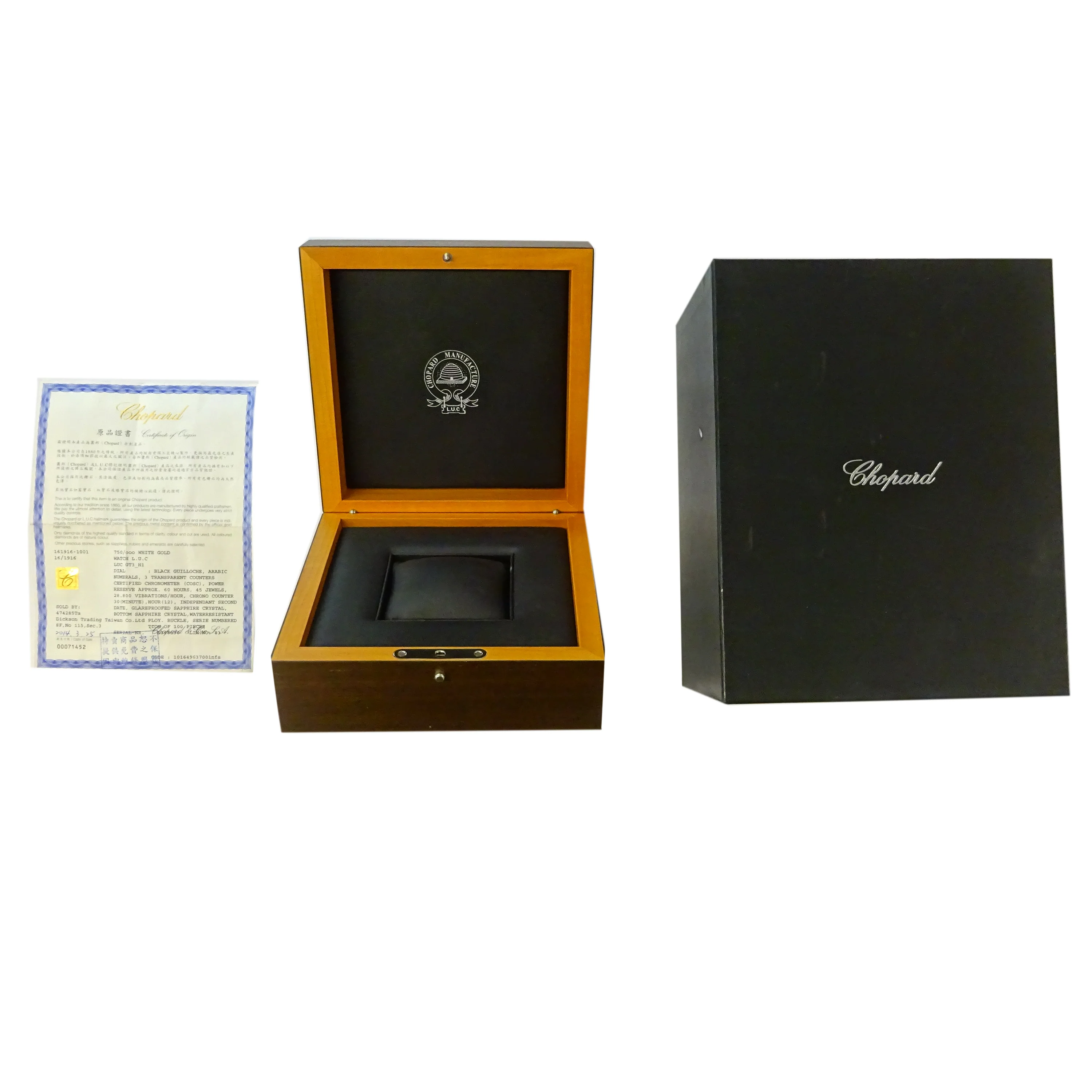 Chopard L.U.C Chrono One 16/1916-1001 Limited Edition Mens Watch in 18kt Gold - Image 5