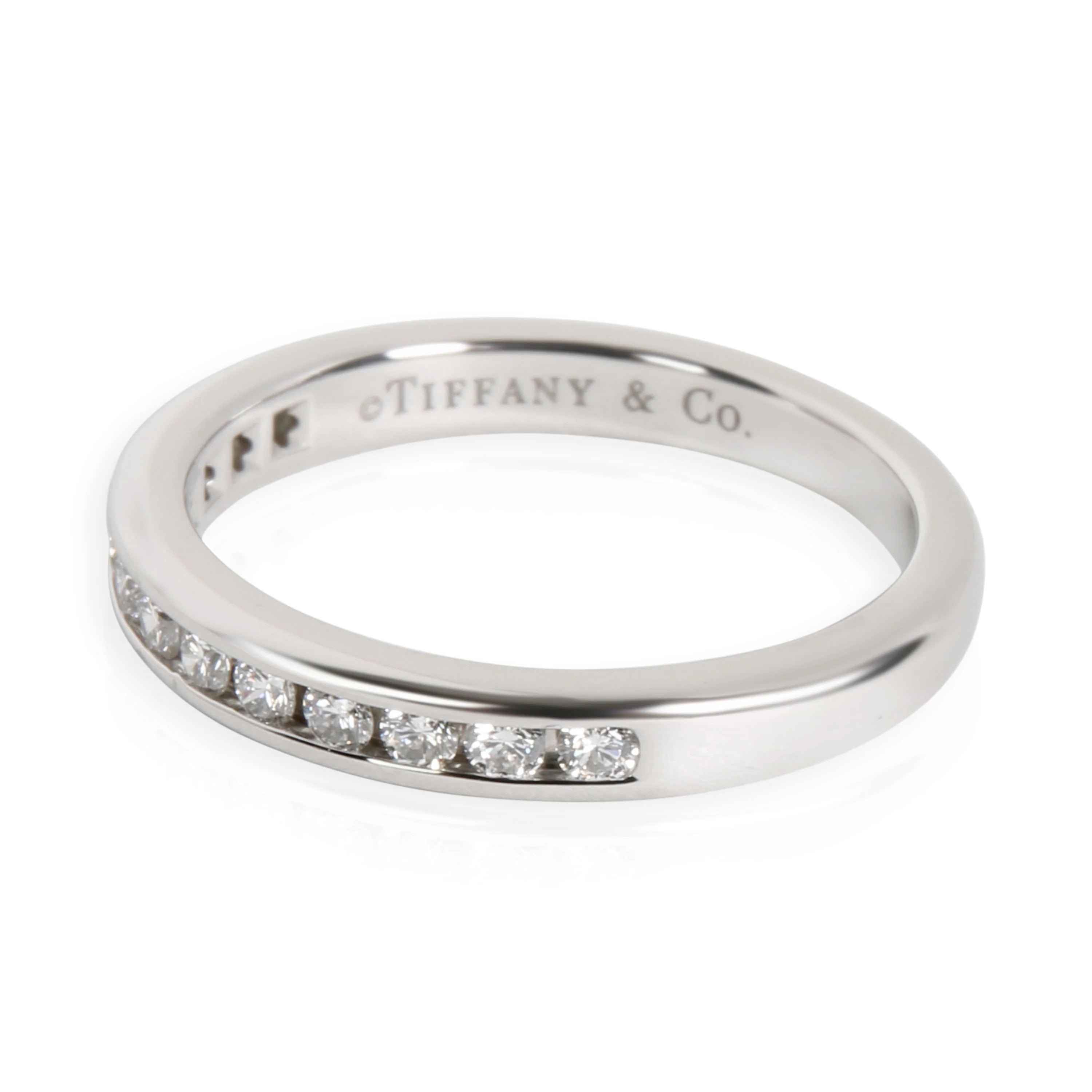 Channel Set 13 Diamond Wedding Band, Platinum 0.24 Ctw - Image 2