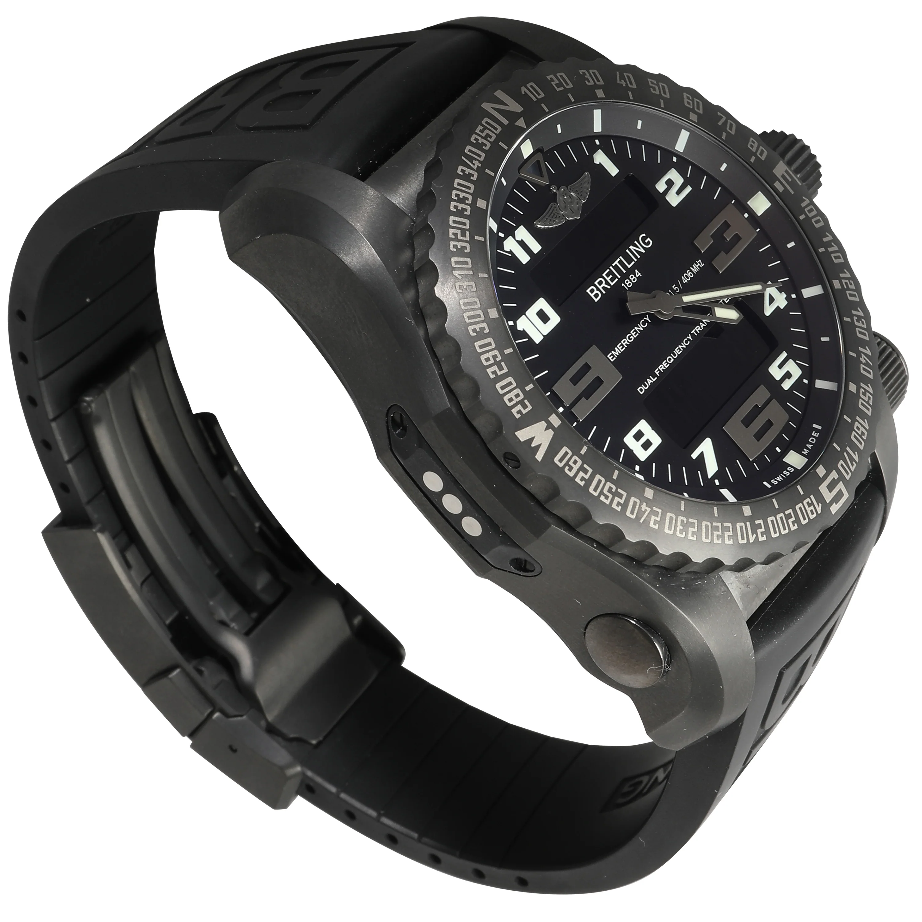 Emergency Night Mission V76325U1/BC46 Mens Watch in  Titanium - Image 2