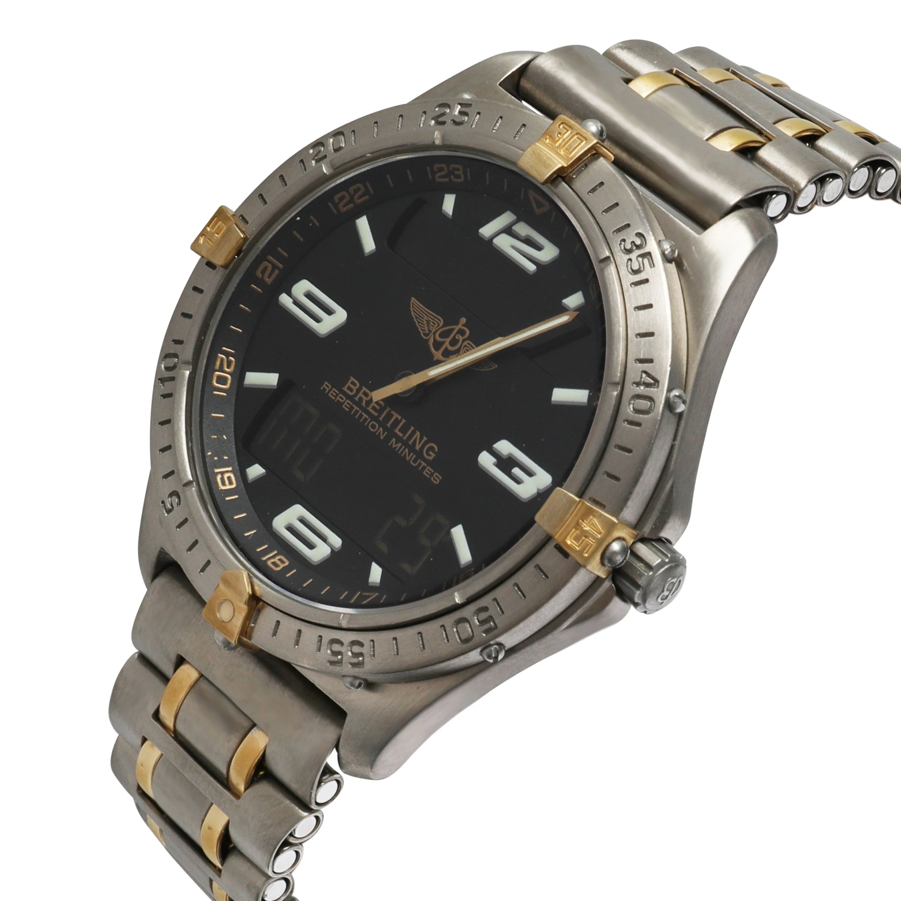 Aerospace F65062 Mens Watch in 18kt Titanium/Yellow Gold - Image 3