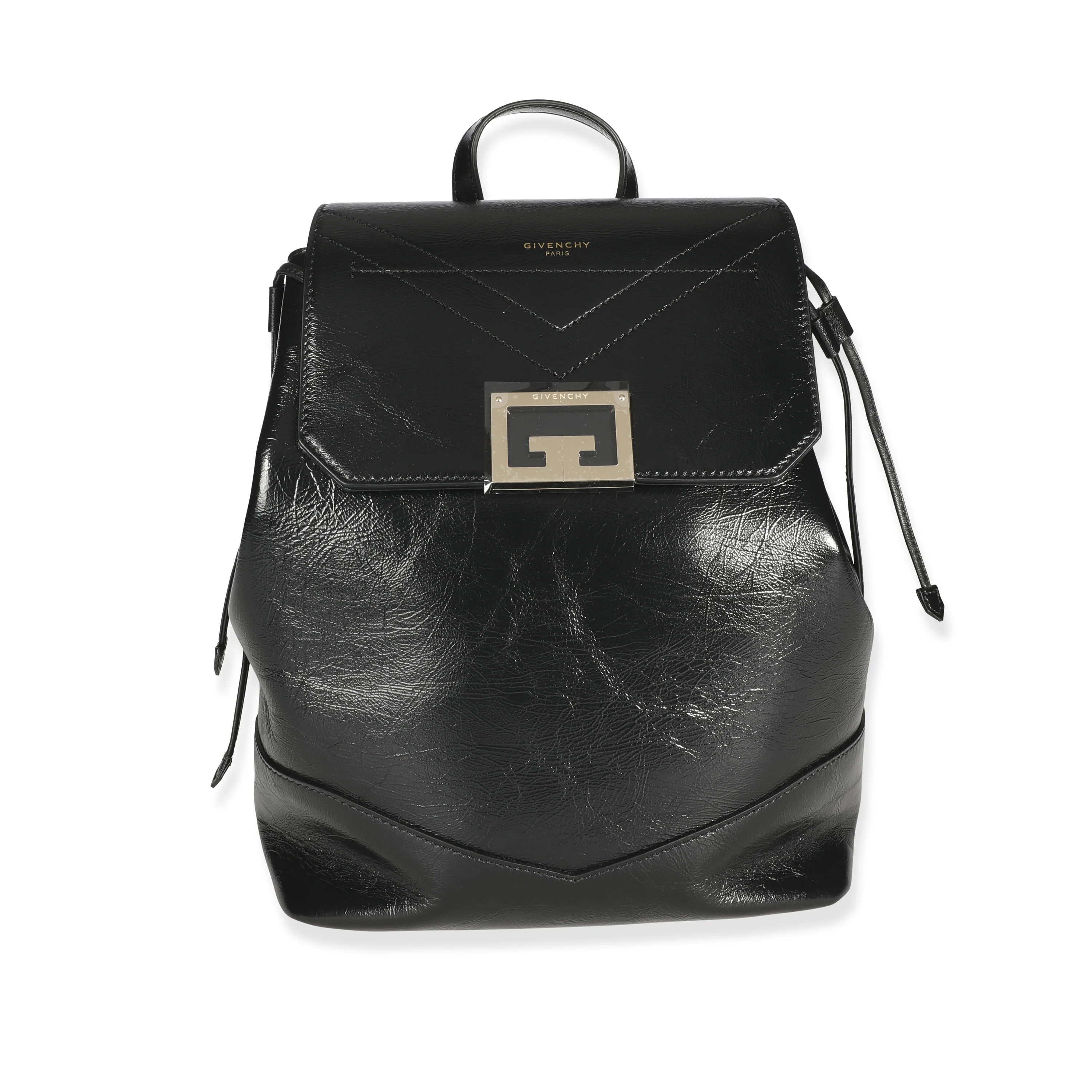 Givenchy Black Textured Calfskin Id Backpack