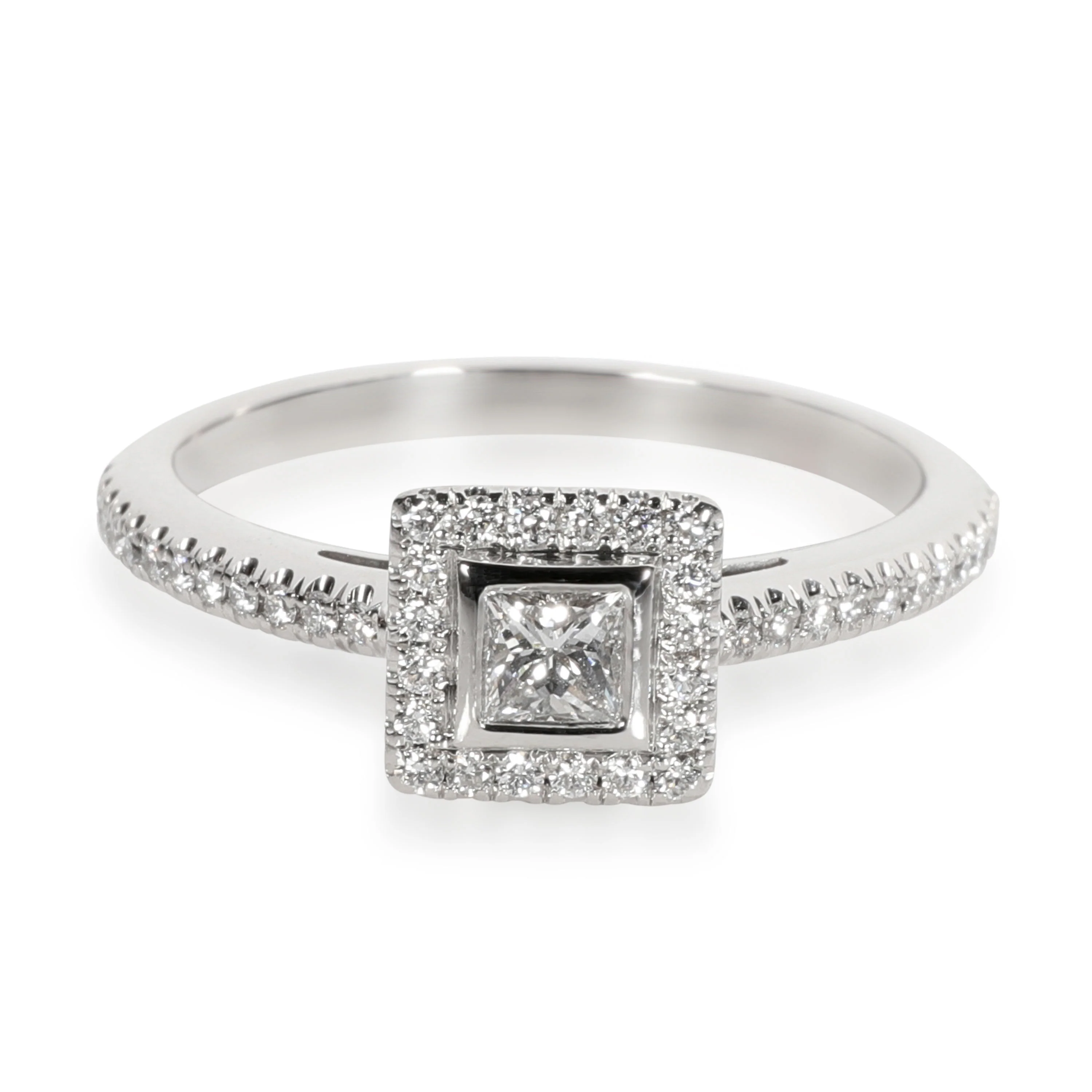 Tiffany & Co. Grace Princess Diamond Ring in  Platinum 0.27 CTW