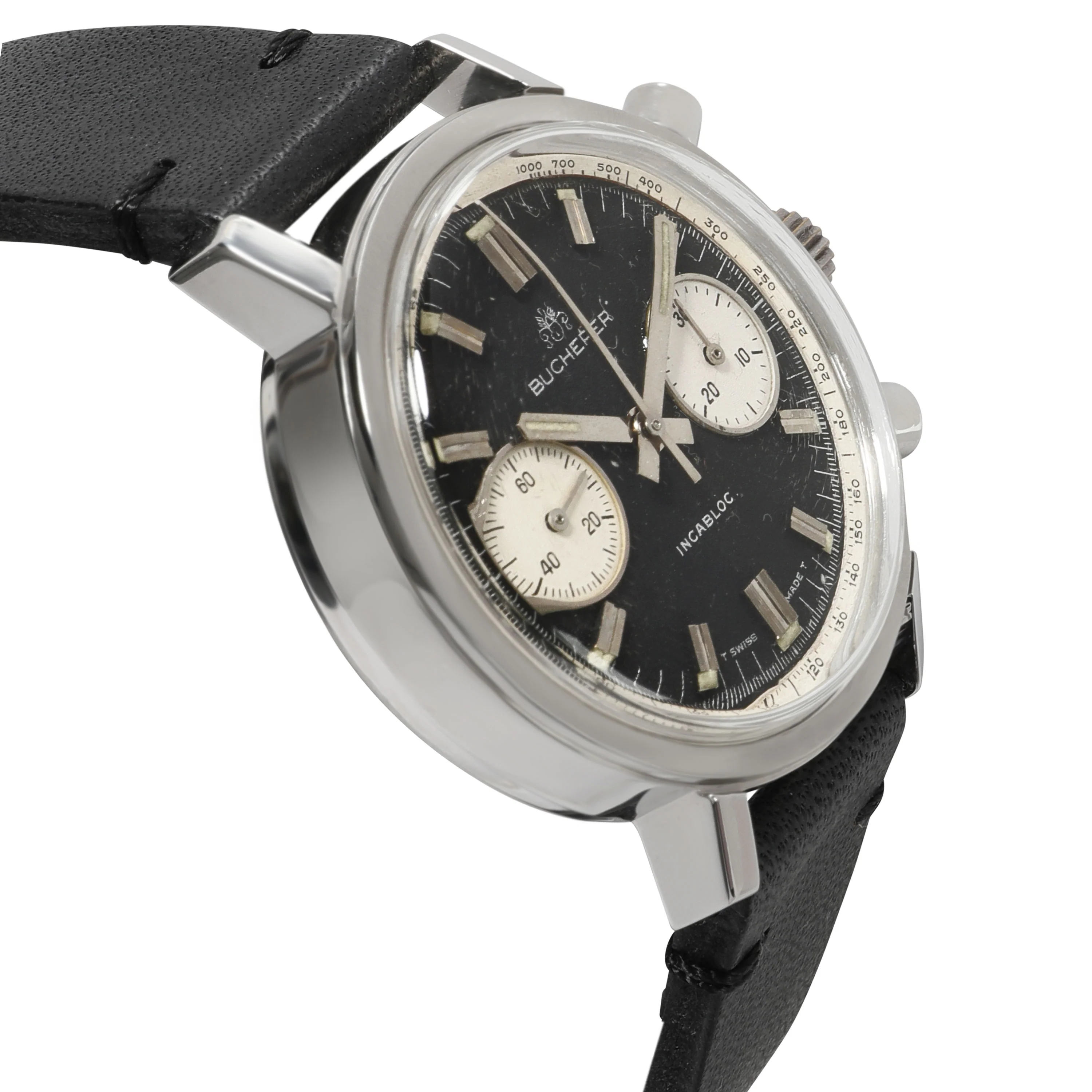 Chrono Chrono Mens Vintage Watch in Stainless Steel - Image 2
