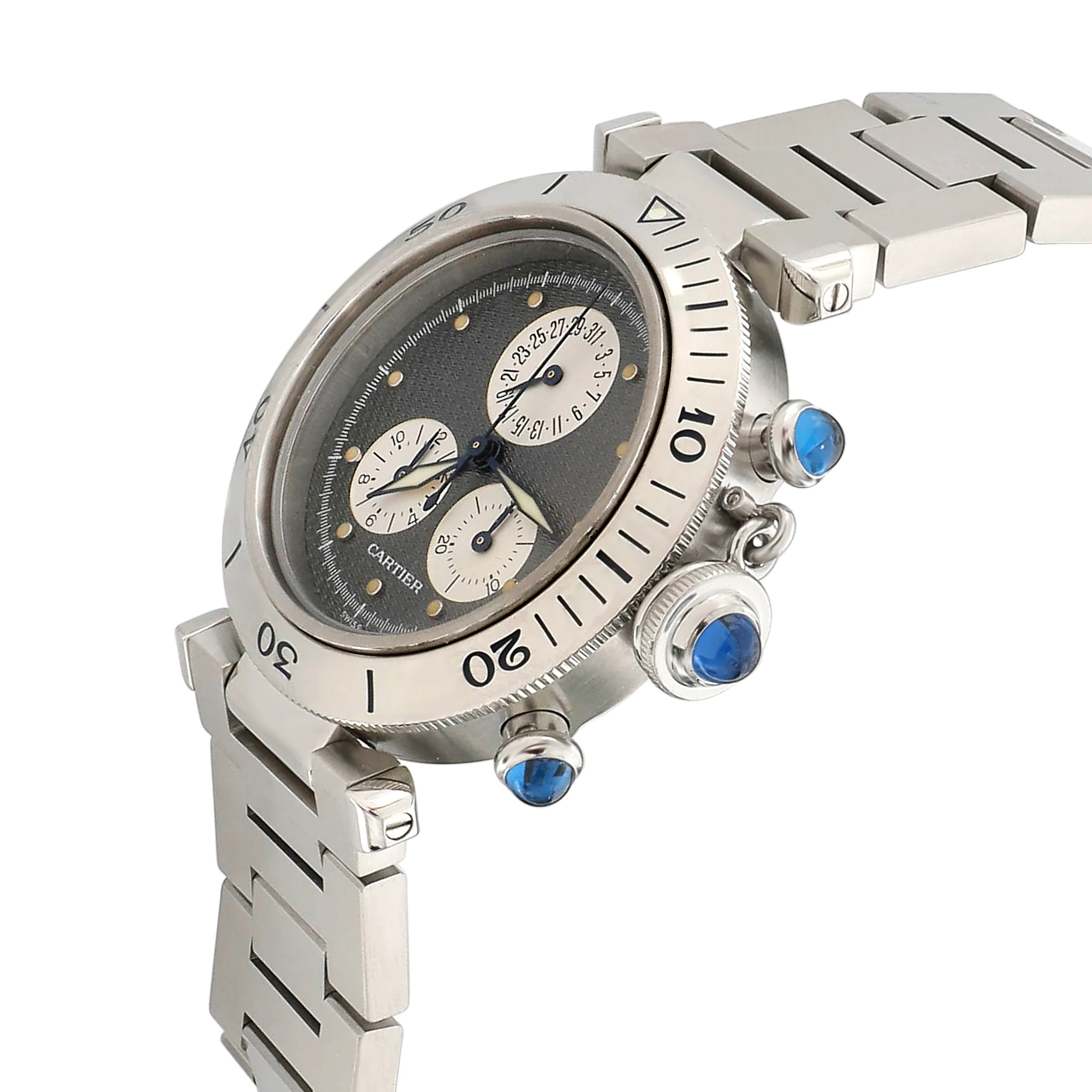 Cartier Pasha C Reflex 1352 Unisex Watch in Stainless Steel - Image 3
