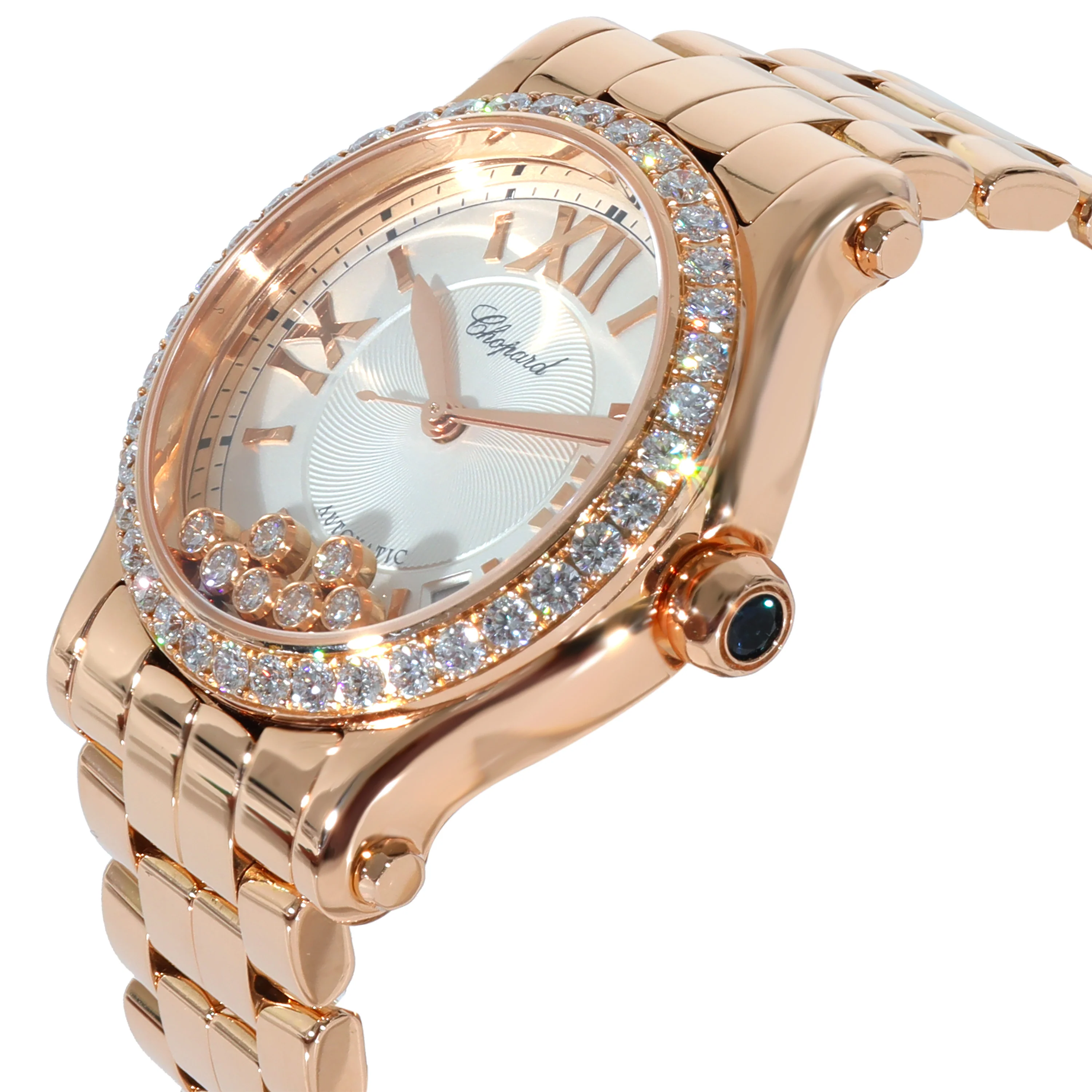Chopard Happy Sport 274808-5004 Unisex Watch in 18kt Rose Gold - Image 3