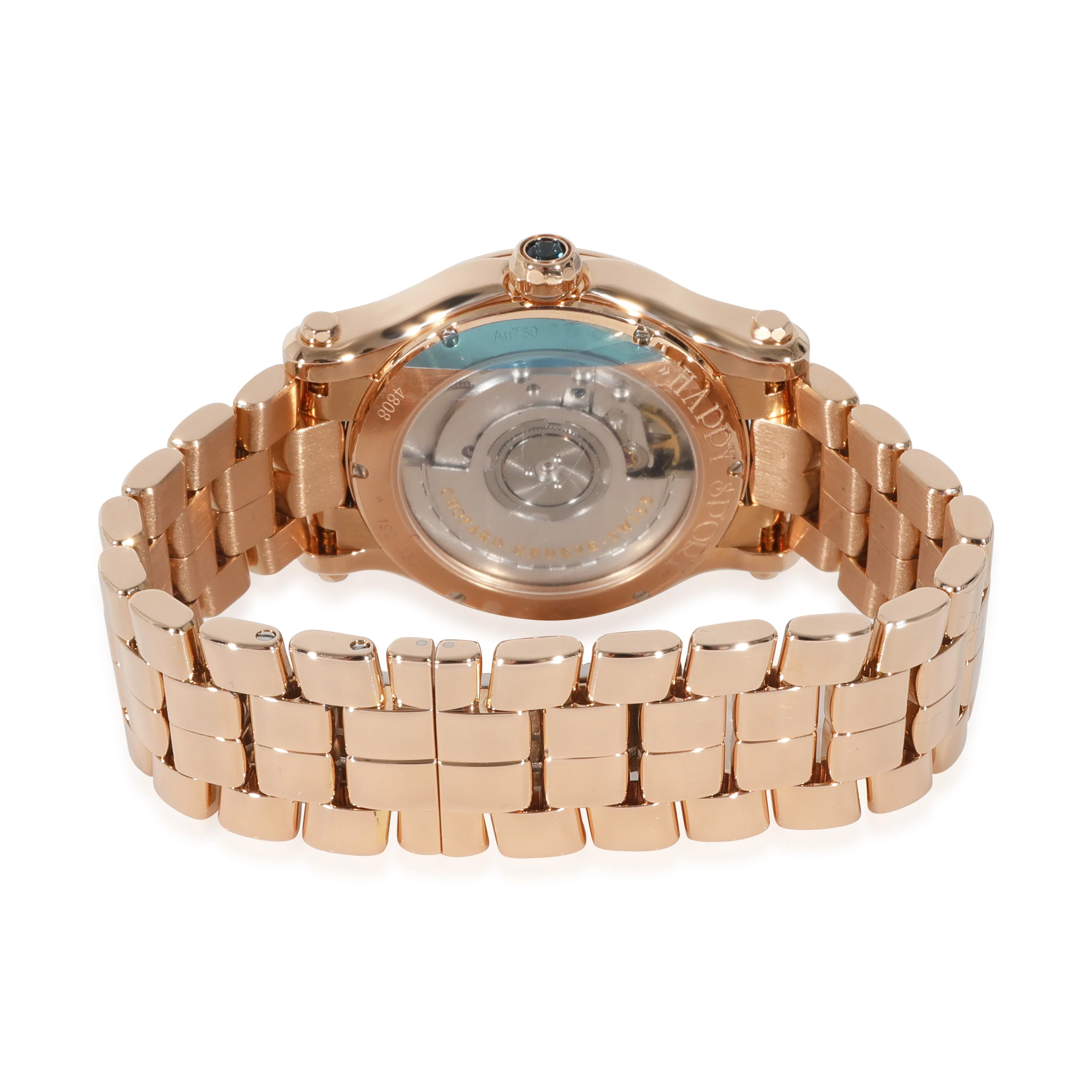 Chopard Happy Sport 274808-5004 Unisex Watch in 18kt Rose Gold - Image 4