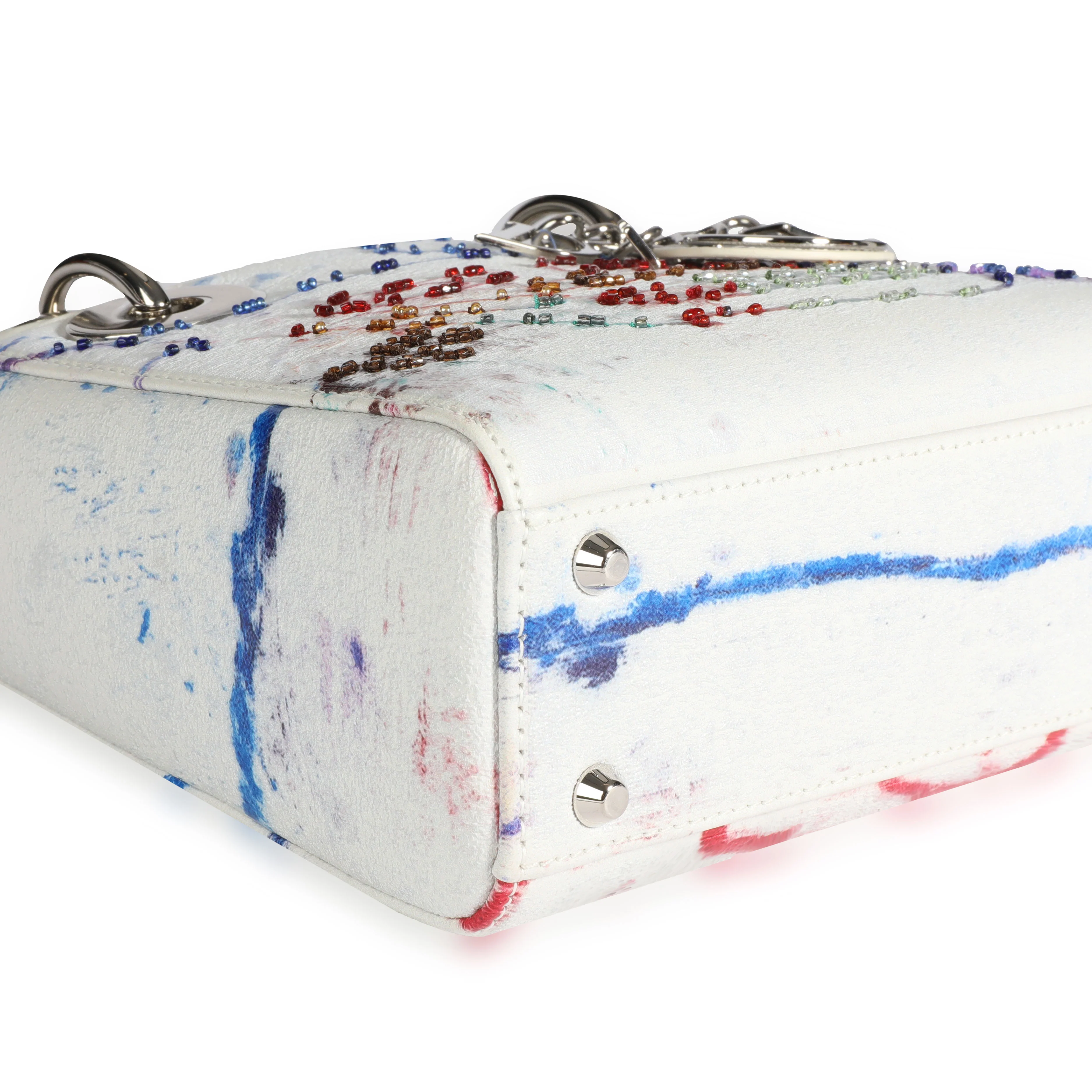 x Spencer Sweeney Limited Edition Multicolor Mini Lady Dior - Image 6