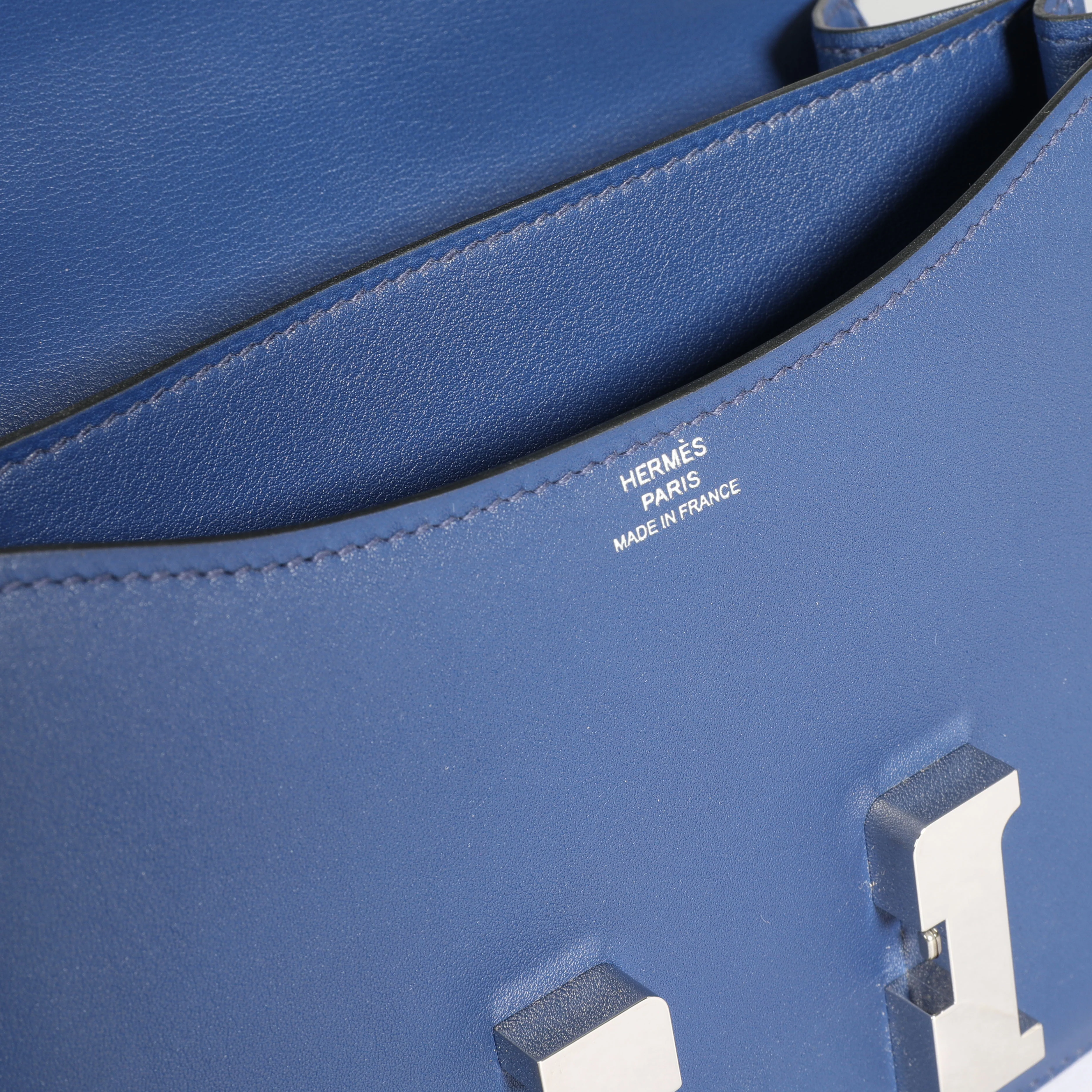 Hermès Bleu Saphir Swift Constance 18 PHW - Image 8