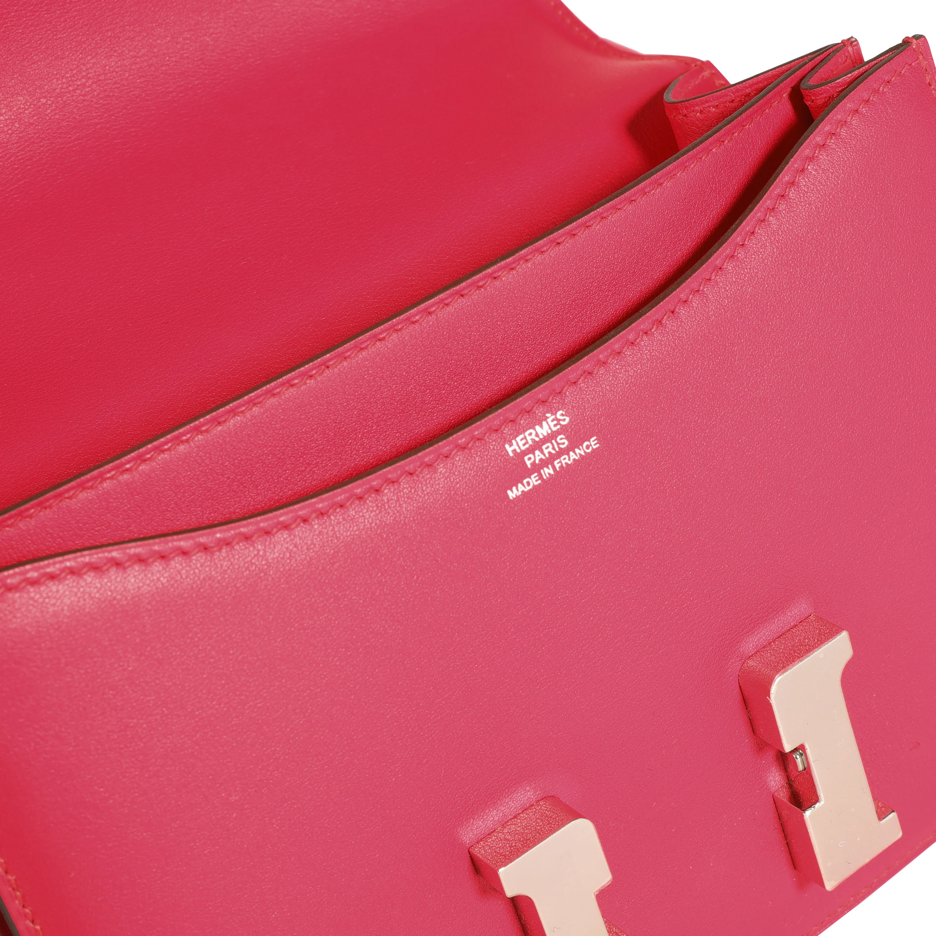 Hermès Rose Extreme Swift Constance 18 PHW - Image 8