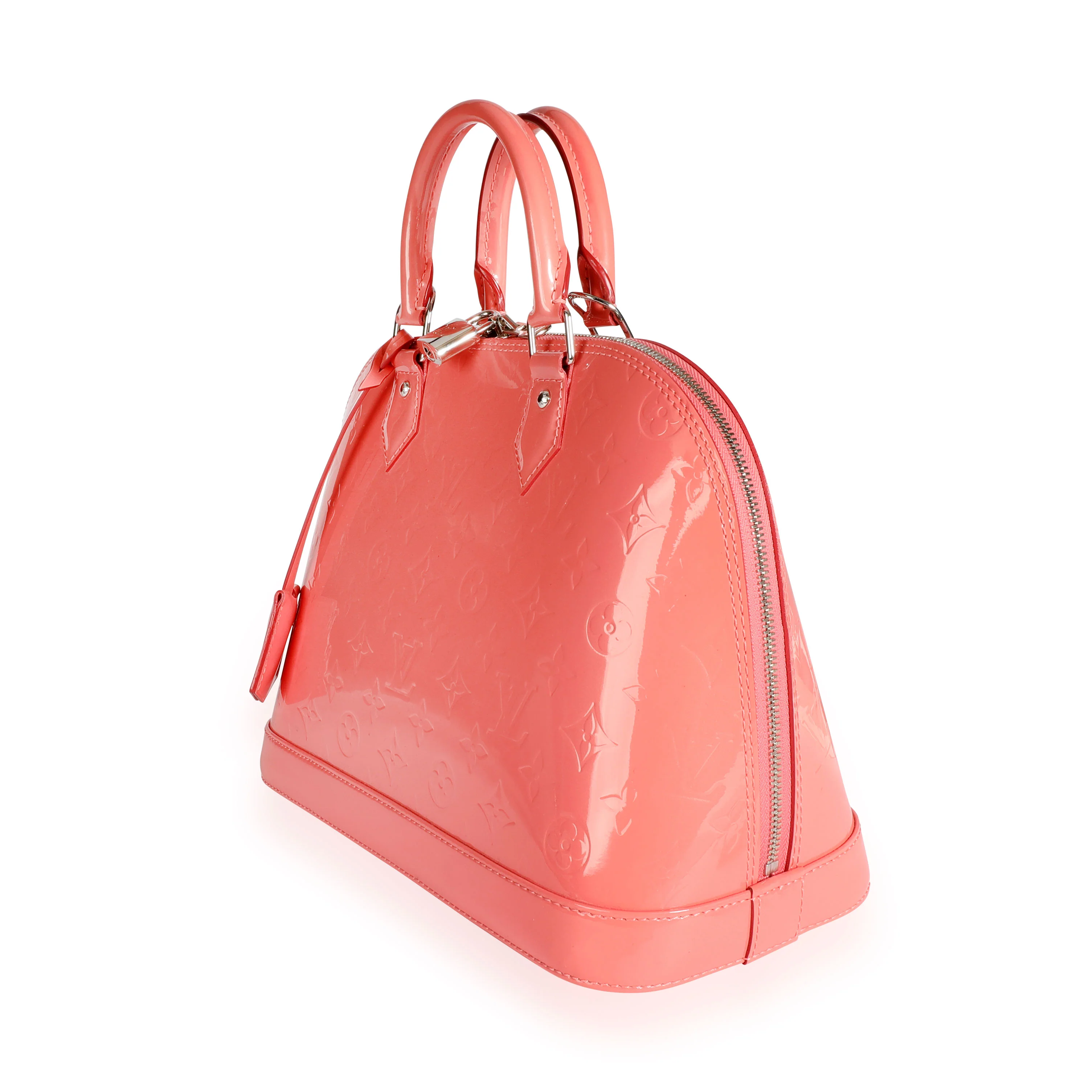 Louis Vuitton Rose Litchi Monogram Vernis Alma PM - Image 2