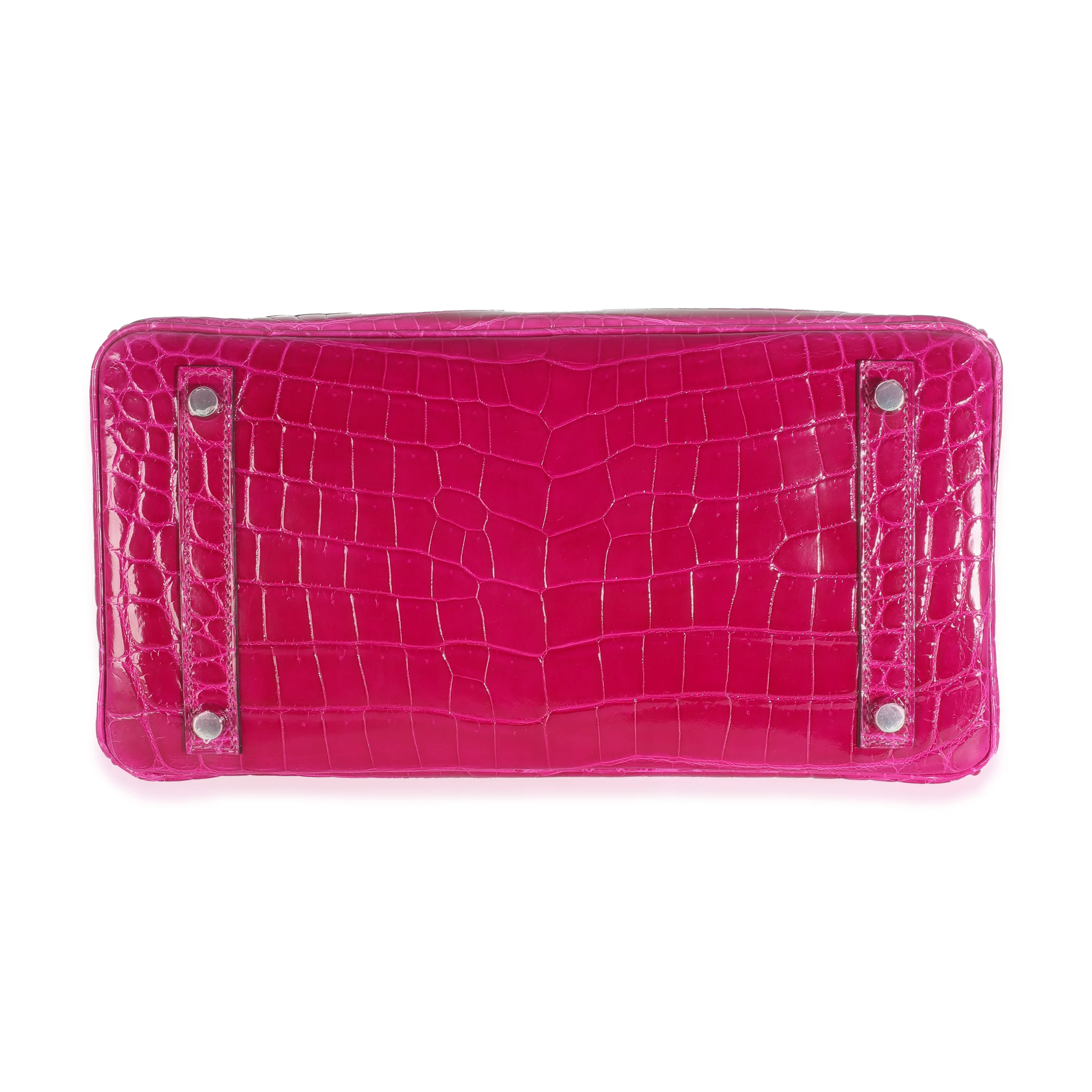 Rose Pourpre Shiny Niloticus Birkin 30 PHW - Image 5