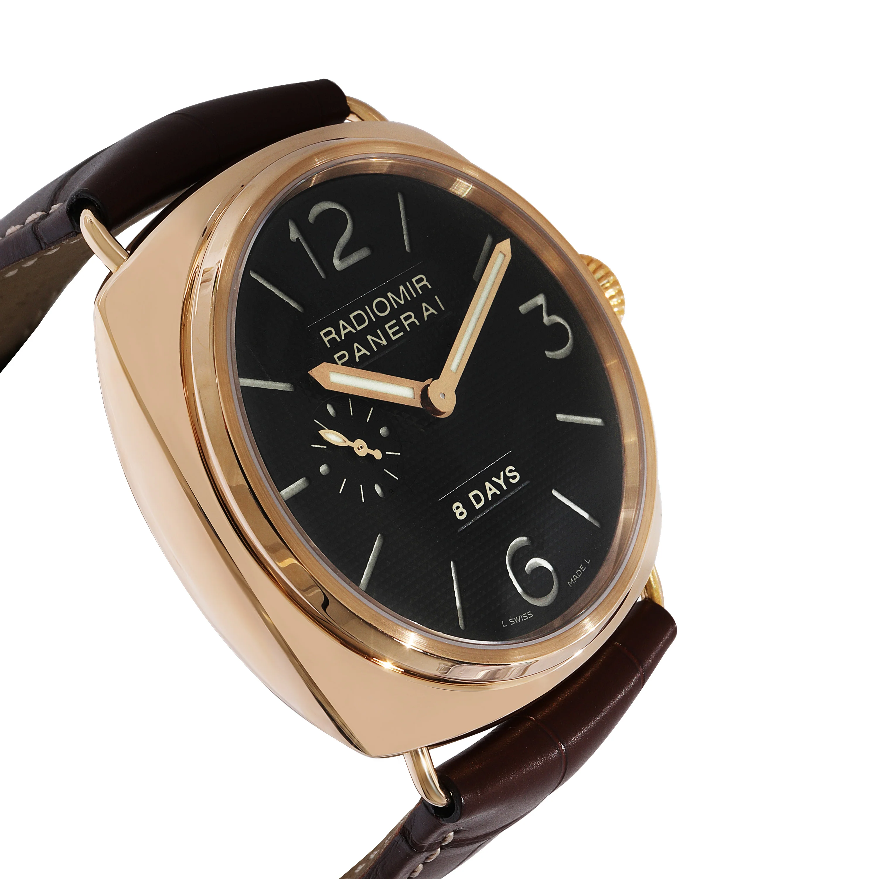 Panerai Radiomir 8-Day PAM00197 Mens Watch in 18kt Yellow Gold - Image 3