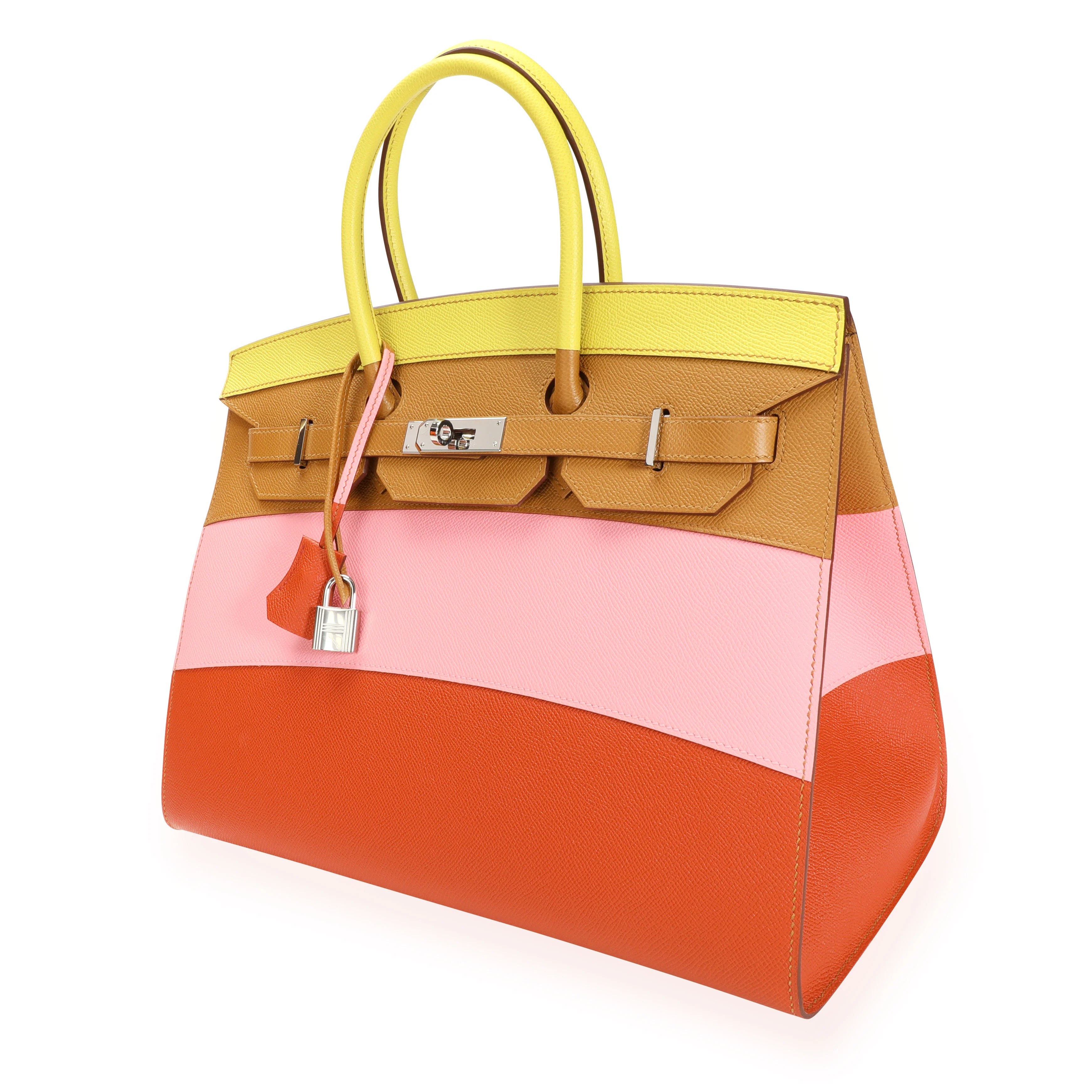 Lime Sesame Rose Confetti Terre Battue Epsom Sunrise Sellier Birkin 35 - Image 2