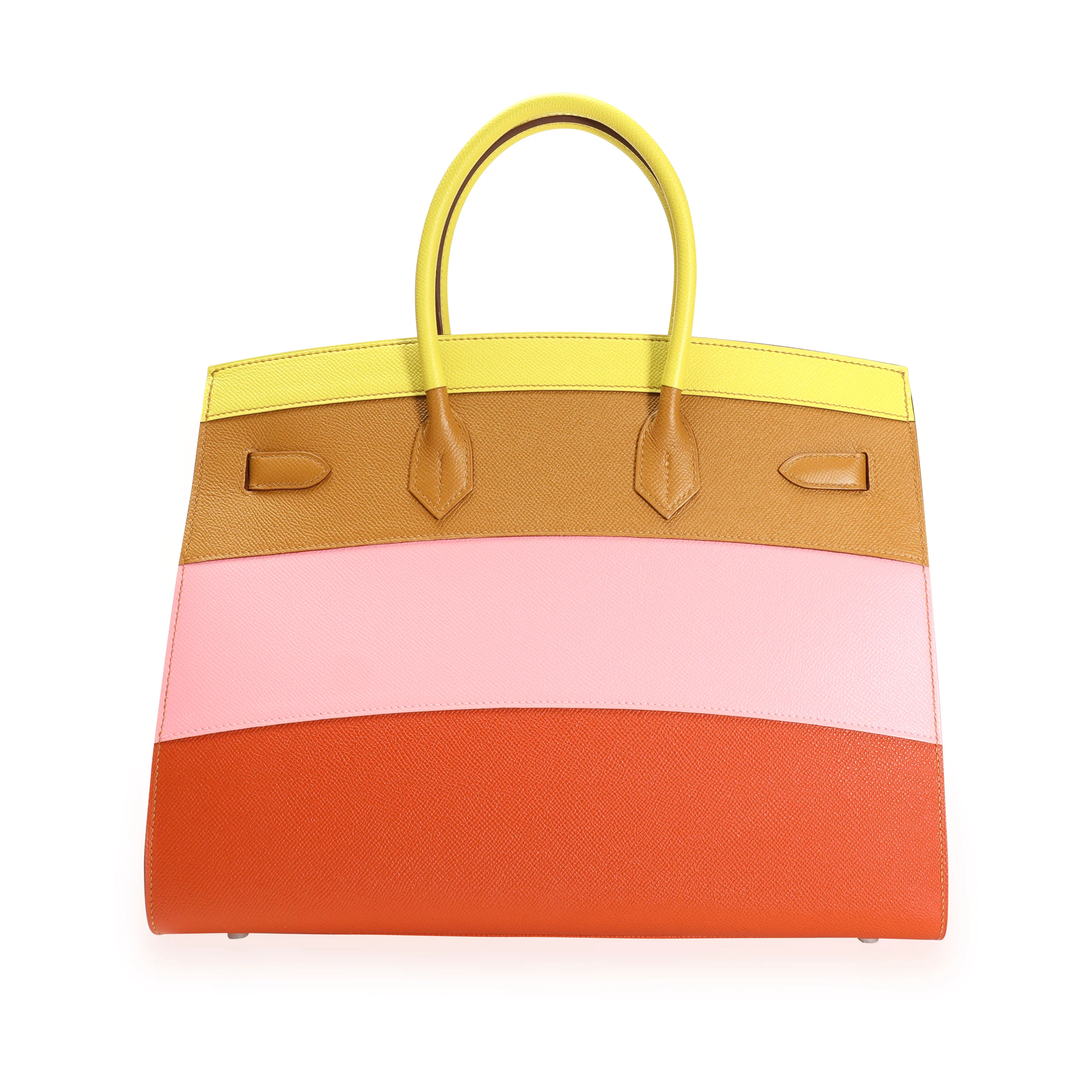 Lime Sesame Rose Confetti Terre Battue Epsom Sunrise Sellier Birkin 35 - Image 3