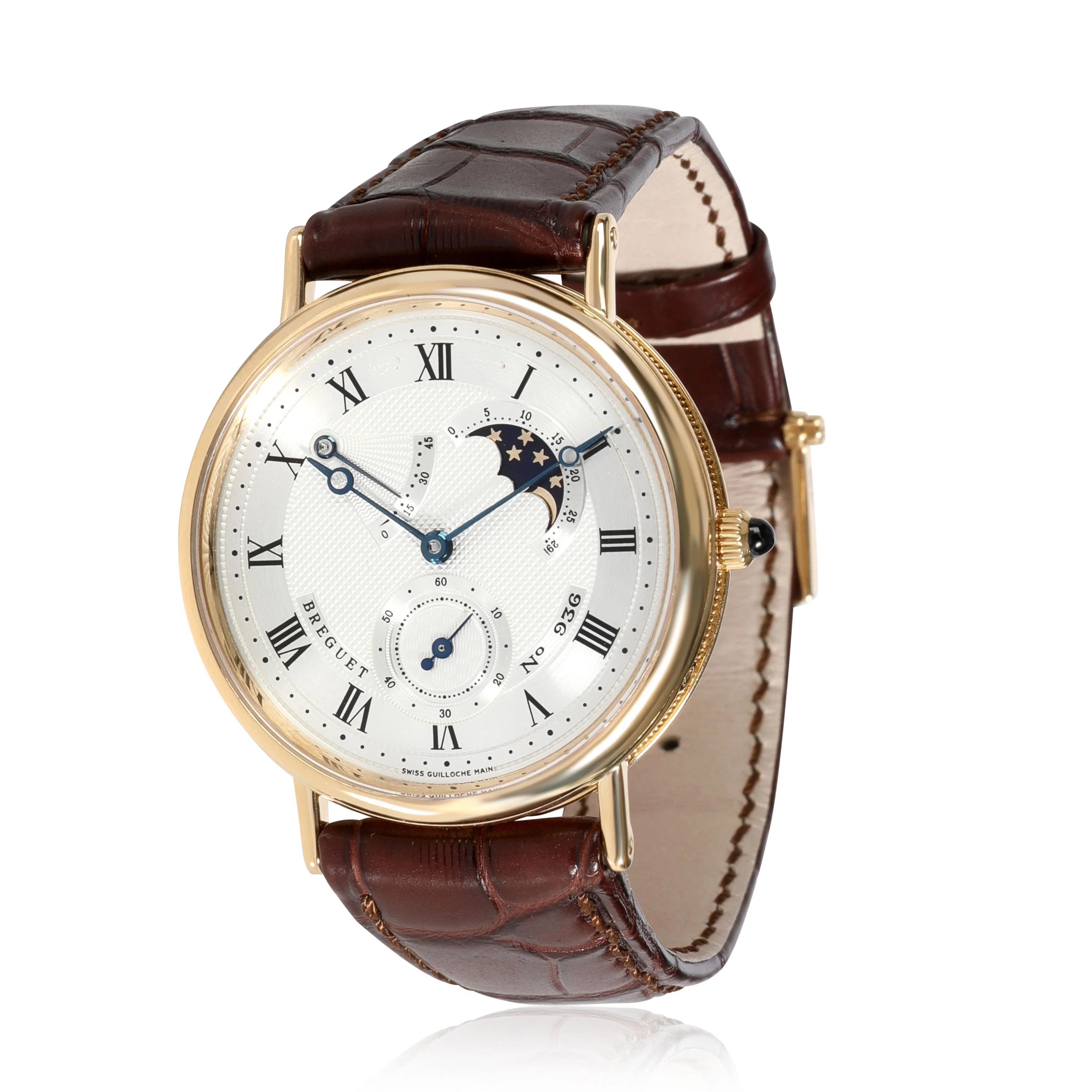 Breguet Classique Moonphase 3580BA/12/286 Mens Watch in 18kt Yellow Gold
