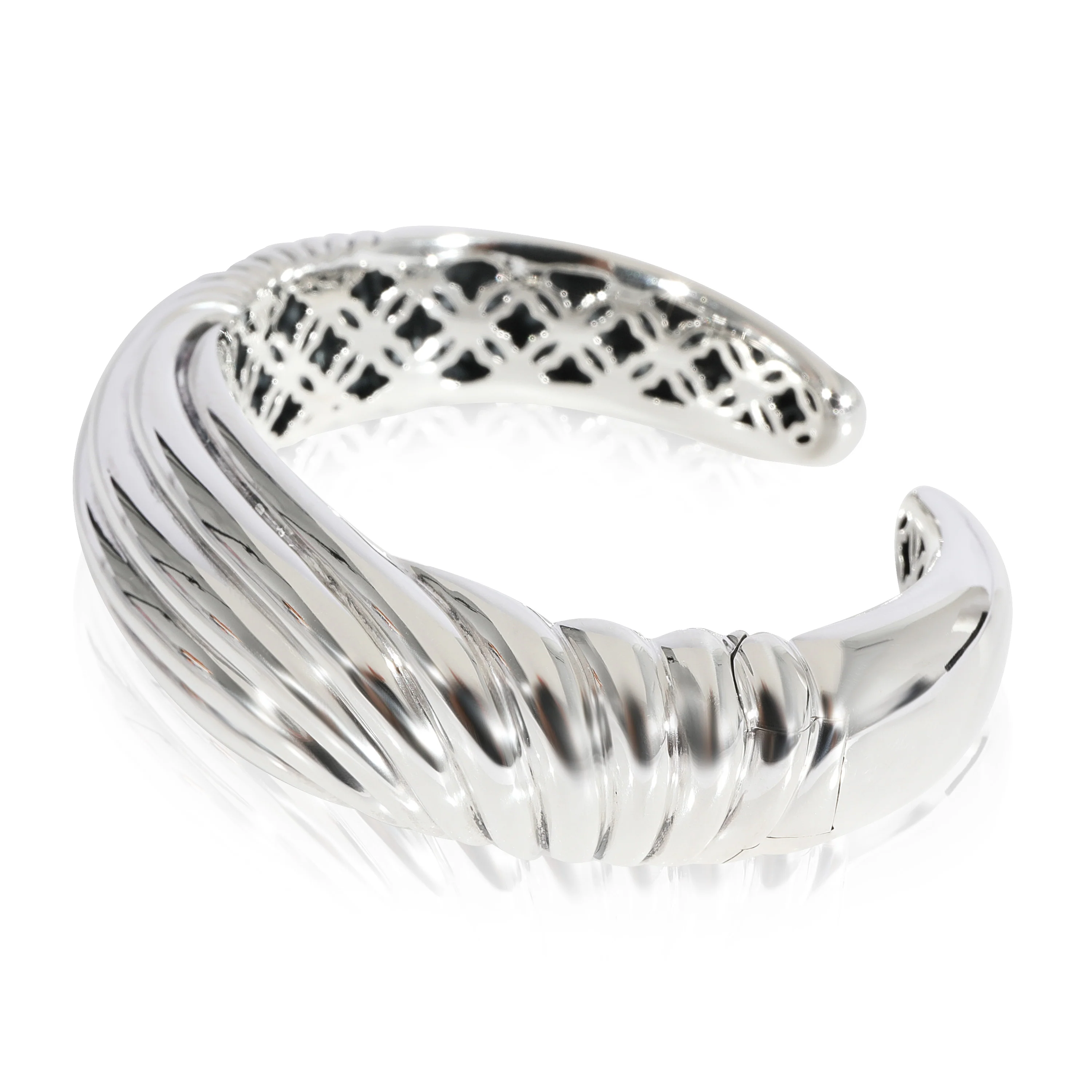 David Yurman Sculpted  Cuff in  Sterling Silver - Image 2