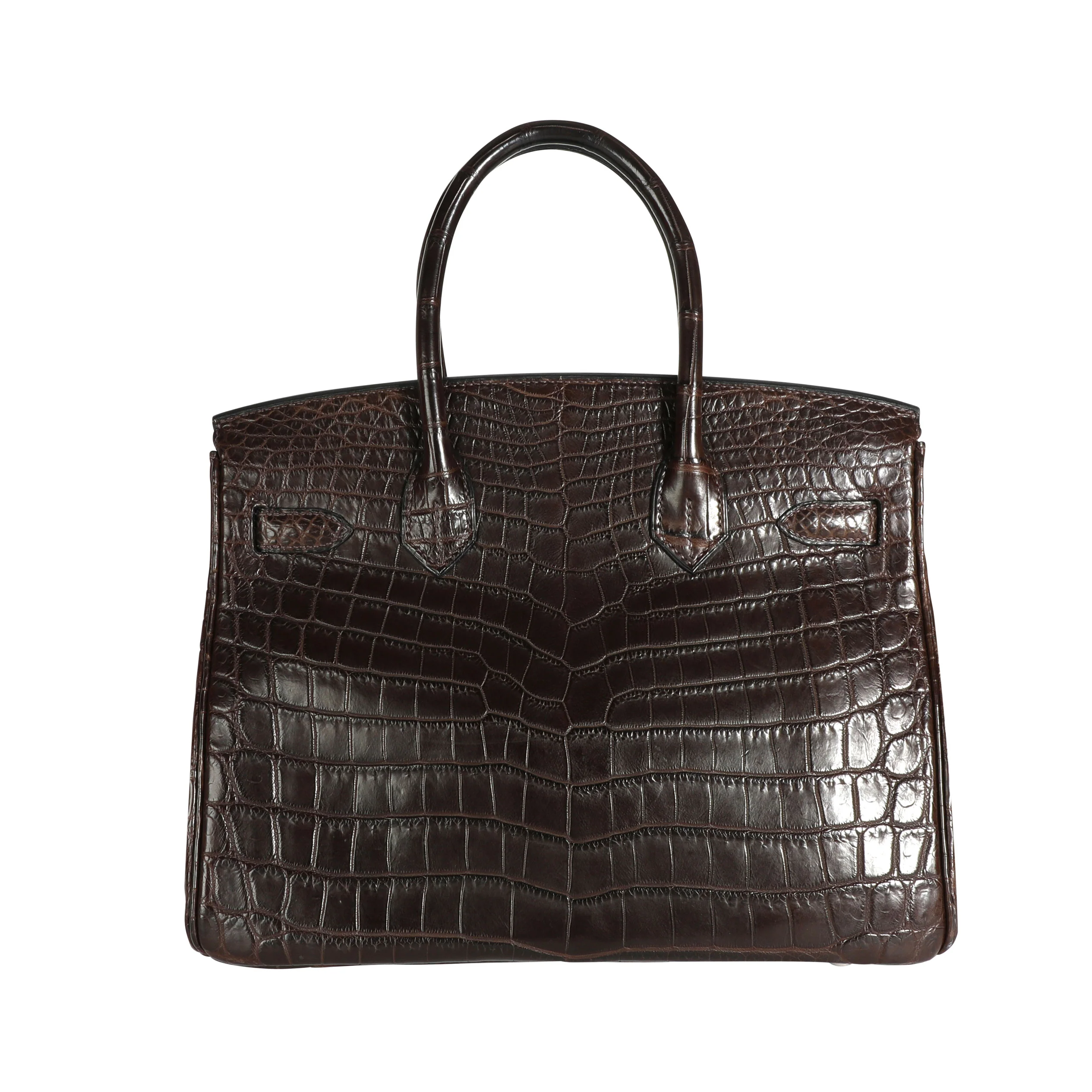 Havane Matte Niloticus Crocodile Birkin 30 PHW - Image 3