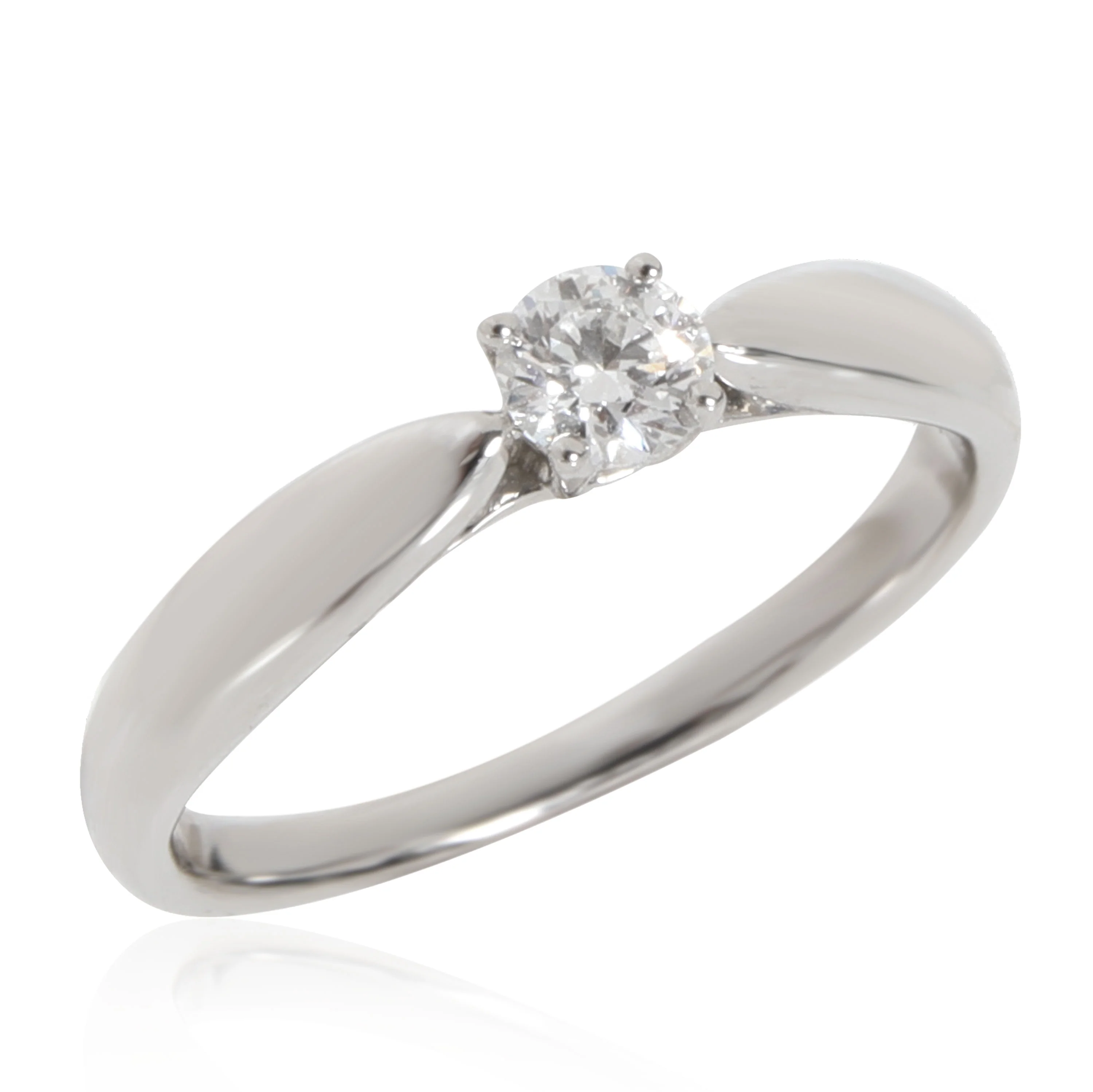 Tiffany & Co. Harmony Diamond Engagement Ring in Platinum E VS1 0.19 CTW - Image 3