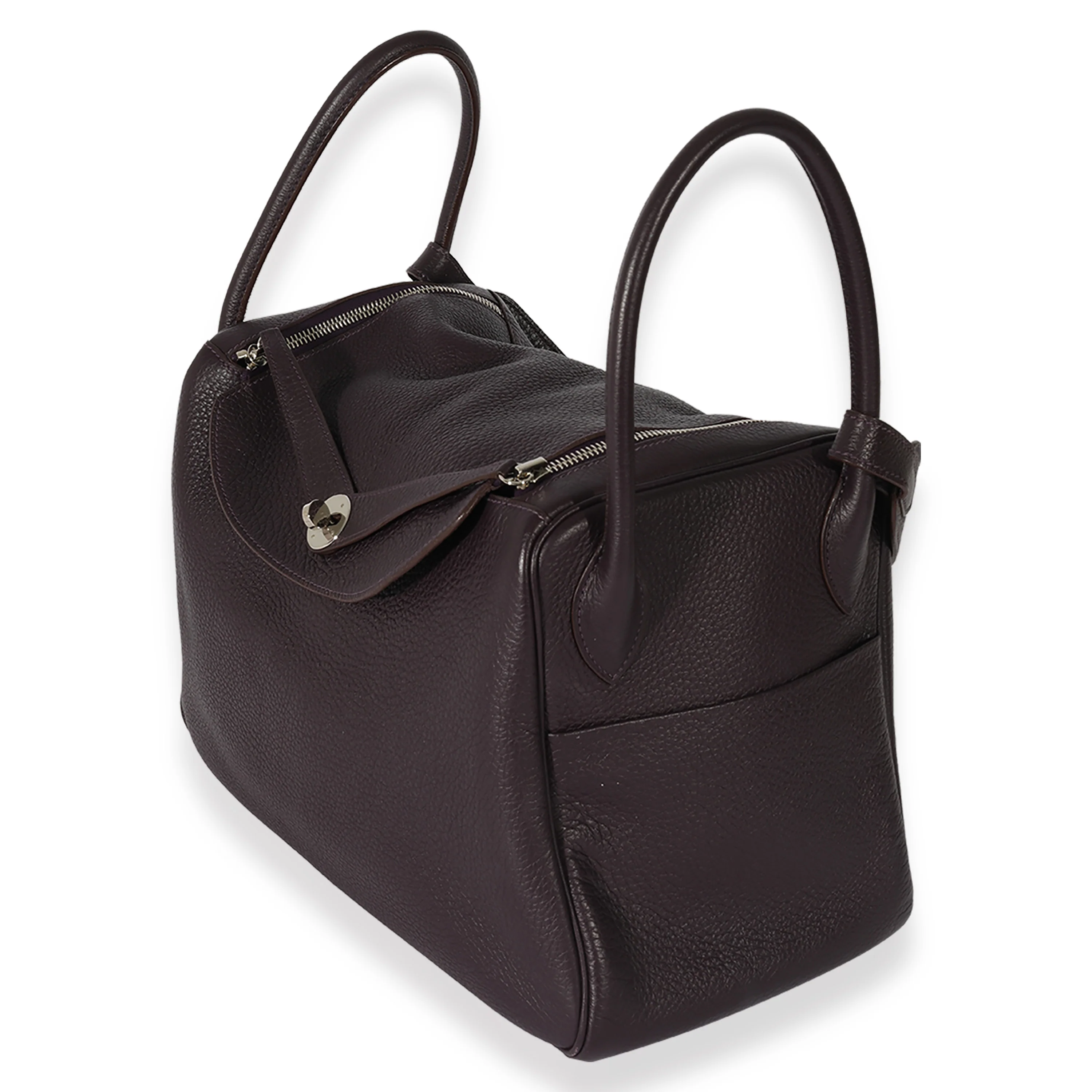Hermès Raisin Clémence Lindy 34 PHW - Image 2