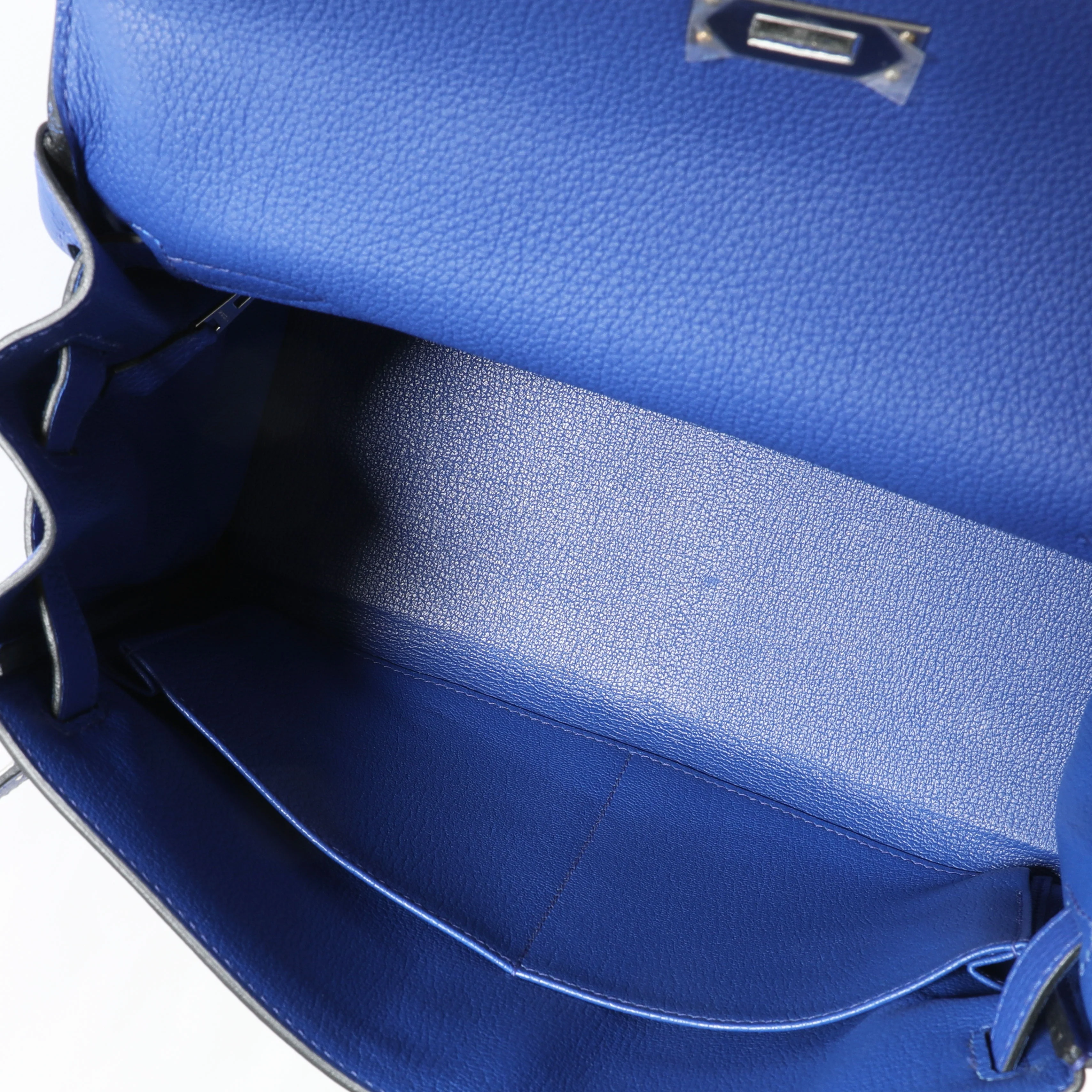 Limited Edition Bleu Électrique Togo Au Trot Retourne Kelly 28 PHW - Image 8