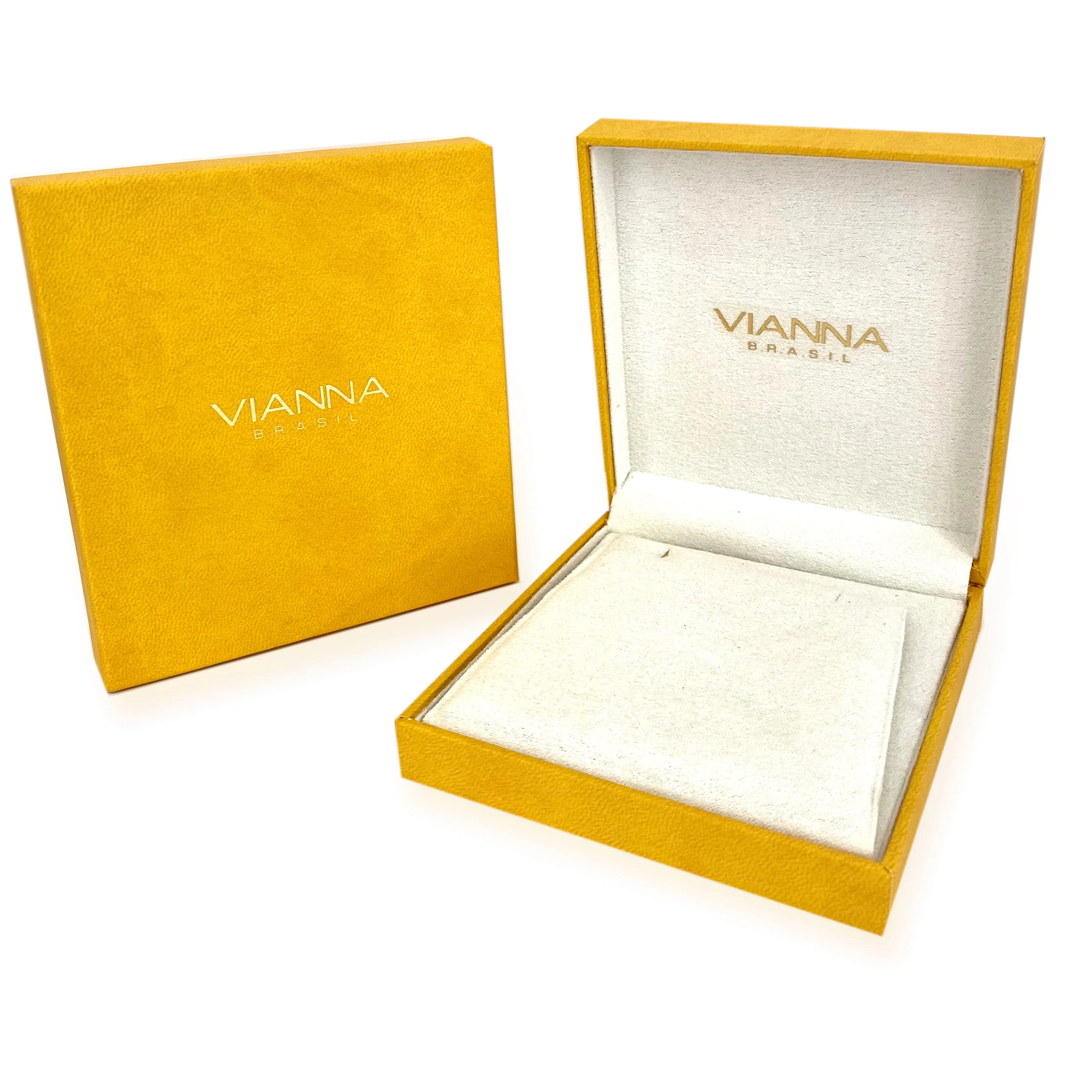 Vianna Brasil Chalcedony Diamond Flower Necklace in 18K Yellow Gold - Image 4