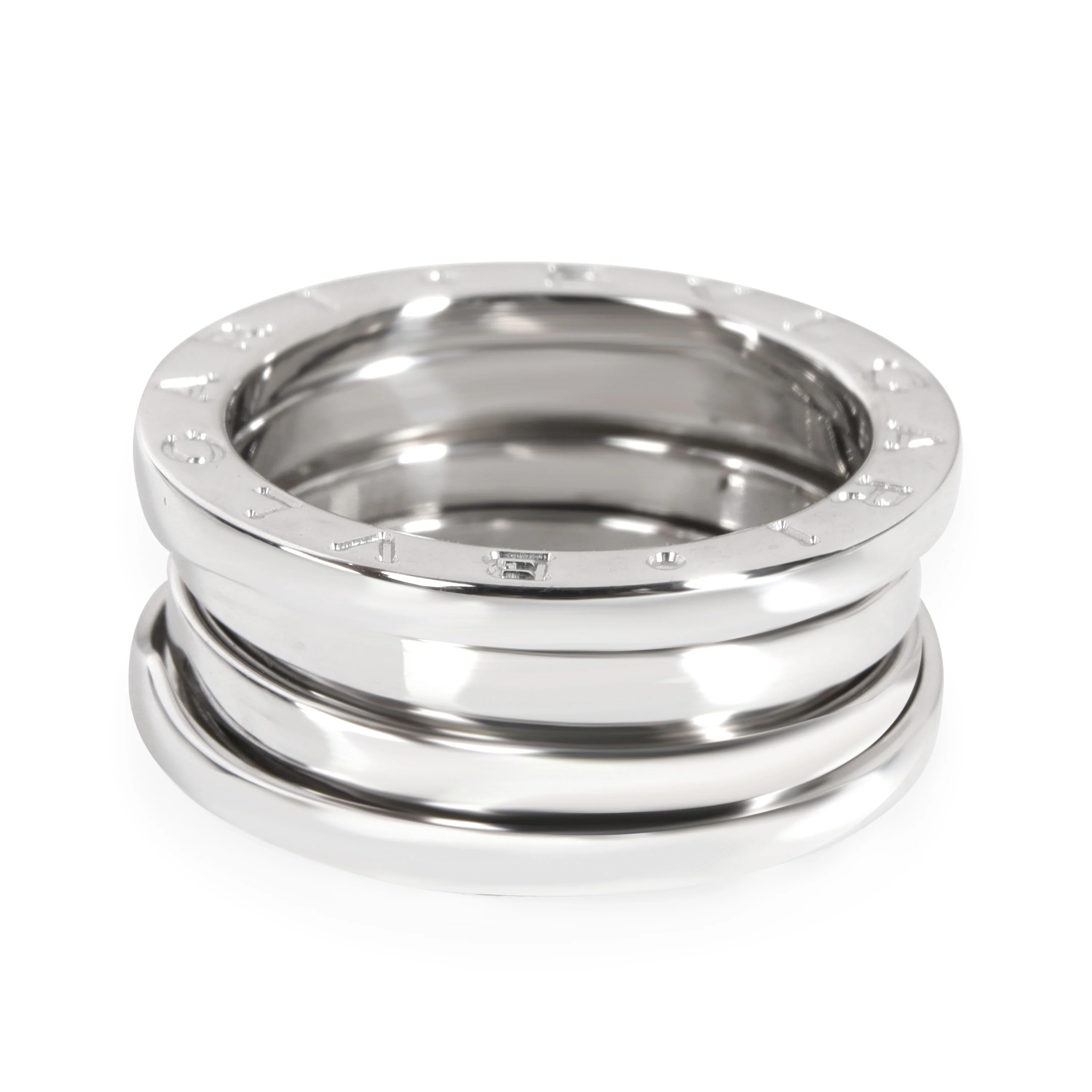 B.zero1 Three-Band Ring in 18K White Gold - Image 2
