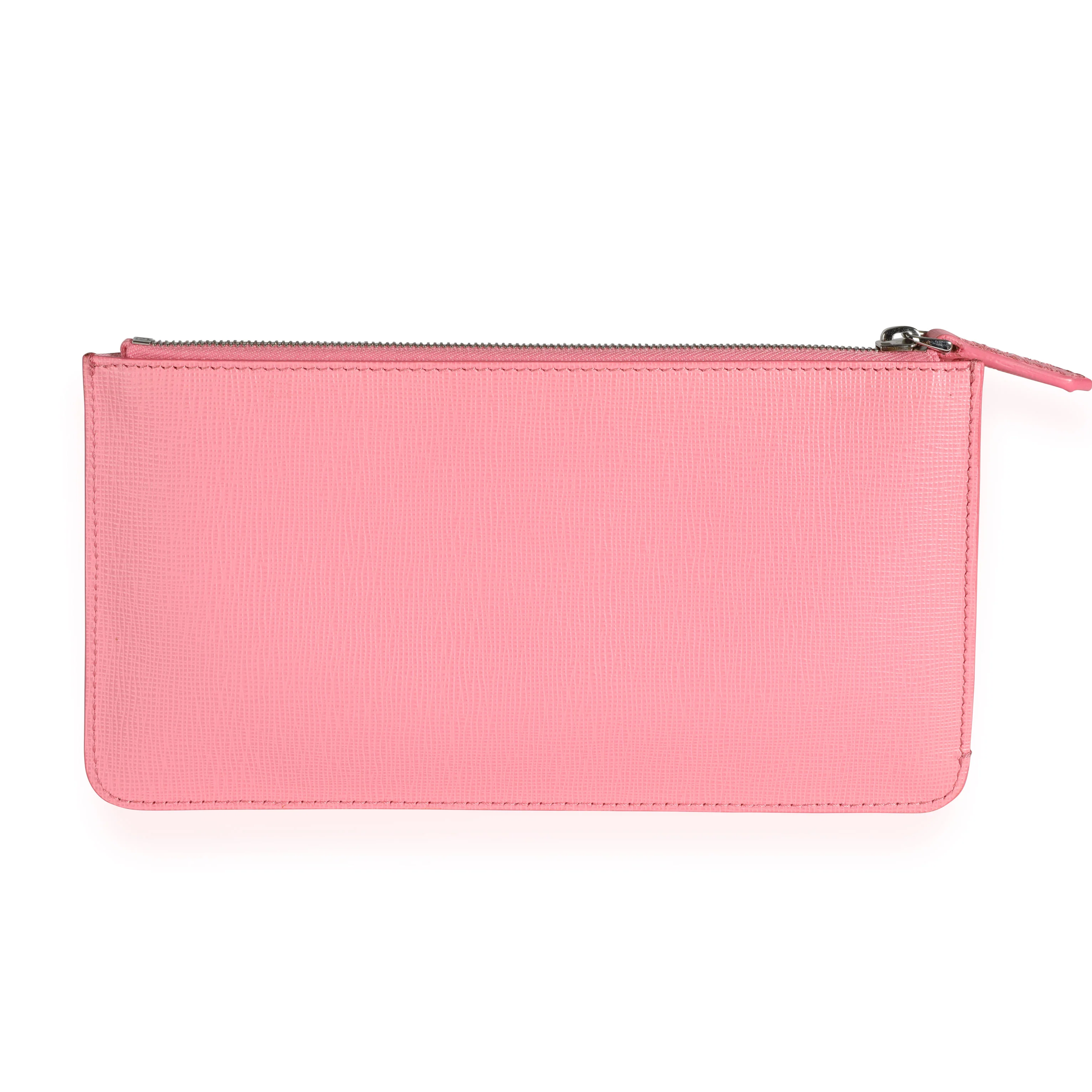 Fendi Pink Vitello Elite Monster Clutch - Image 3