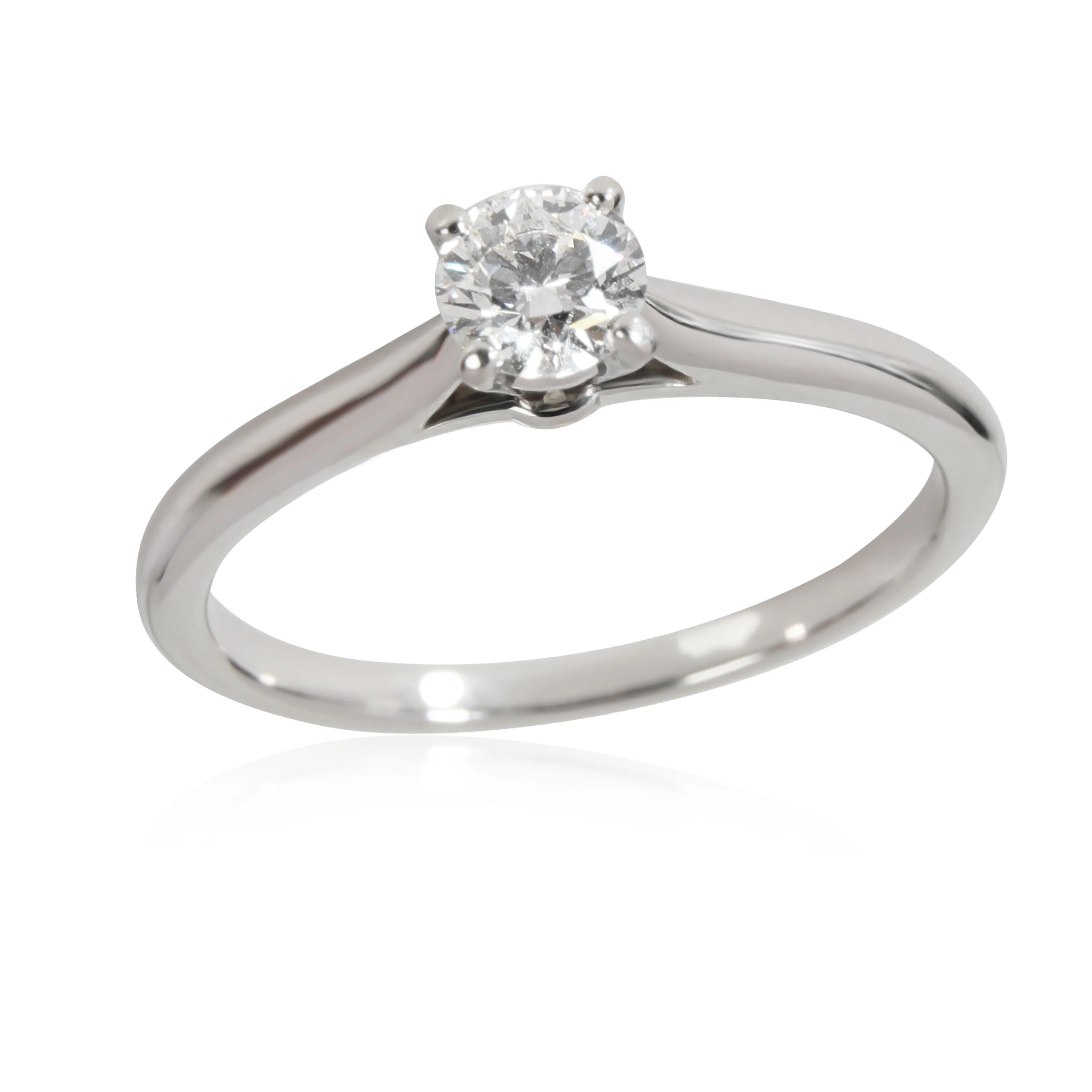 Cartier 1895 Diamond Engagement Ring in Platinum Platinum E VVS2 0.27 CTW - Image 5