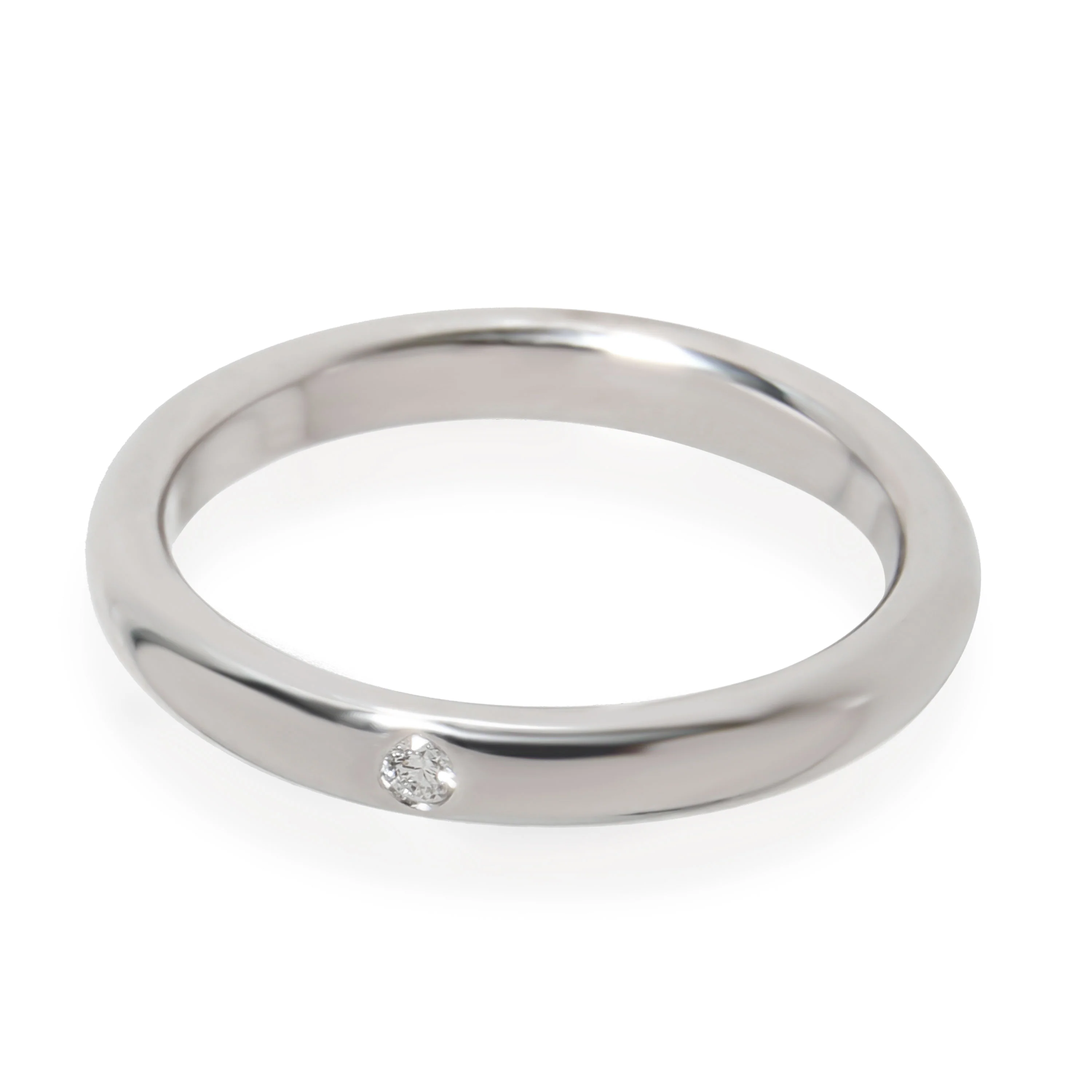 Tiffany & Co. Elsa Peretti Diamond Band in  Platinum 0.02 CTW