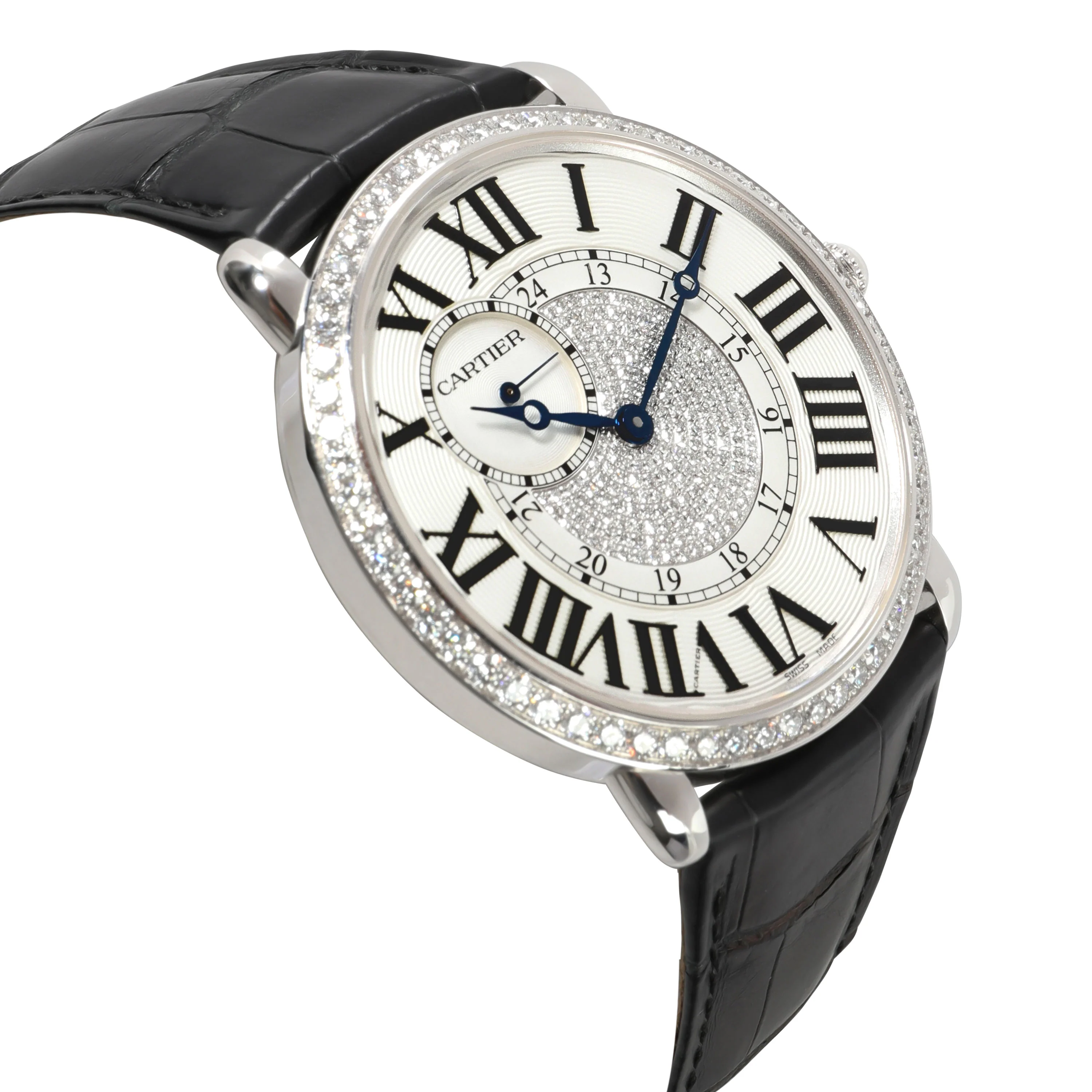 Ronde Louis Cartier WR007004 Unisex Watch in 18kt White Gold - Image 2