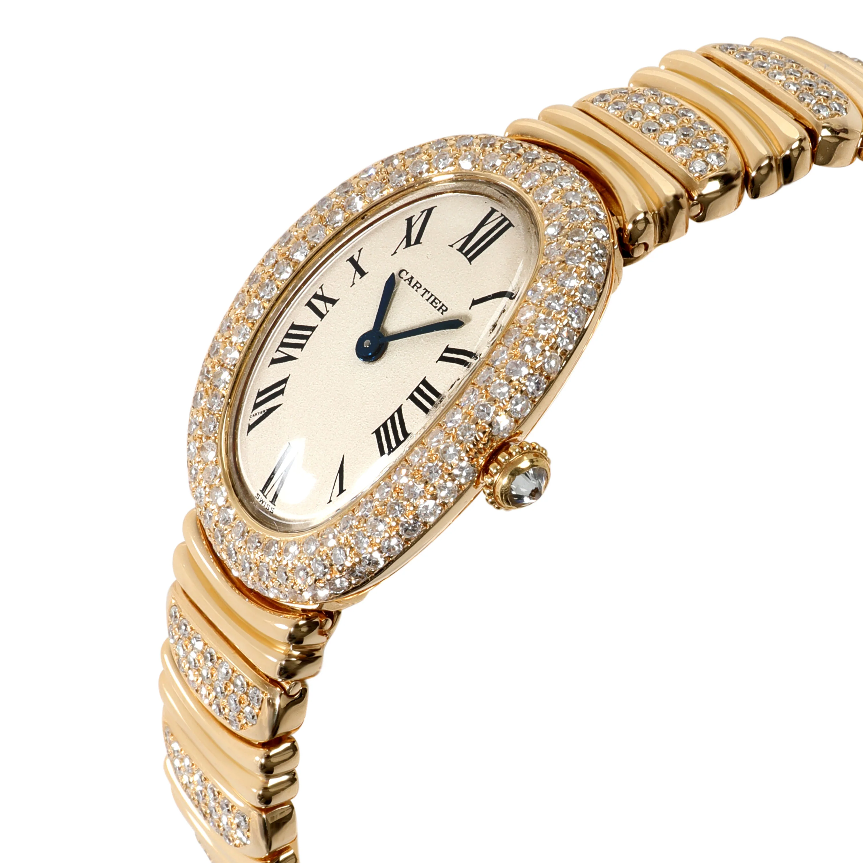 Cartier Baignoire 1186 Womens Watch in 18kt Yellow Gold - Image 3