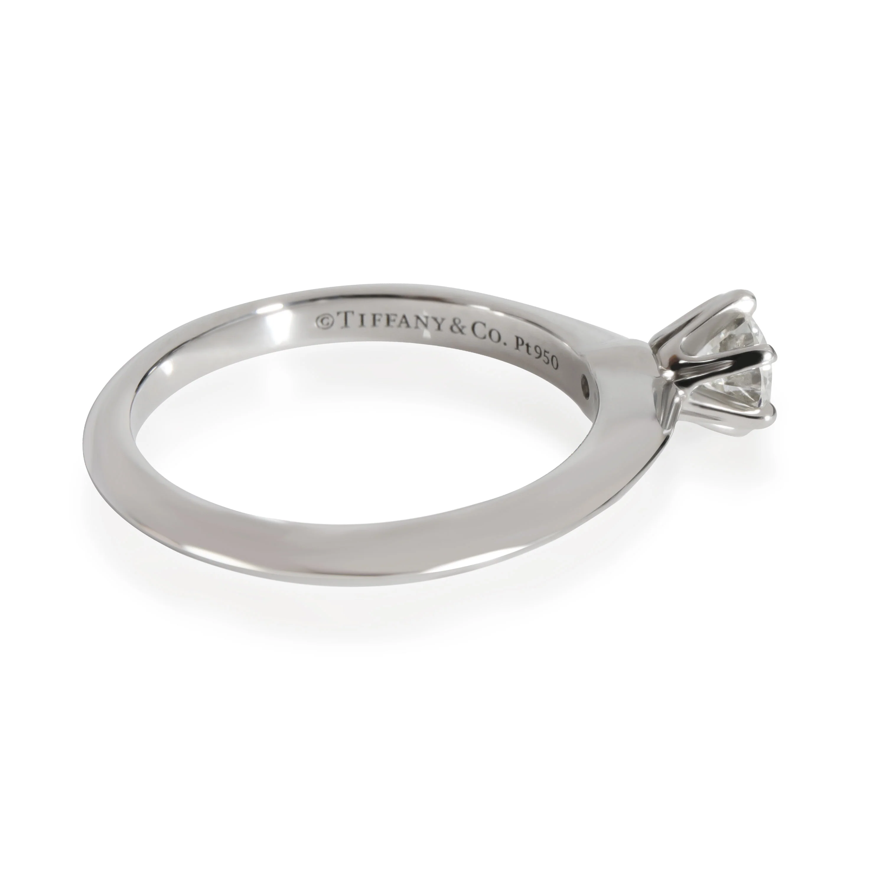 Diamond Engagement Ring in Platinum I VS1 0.33 CTW - Image 2
