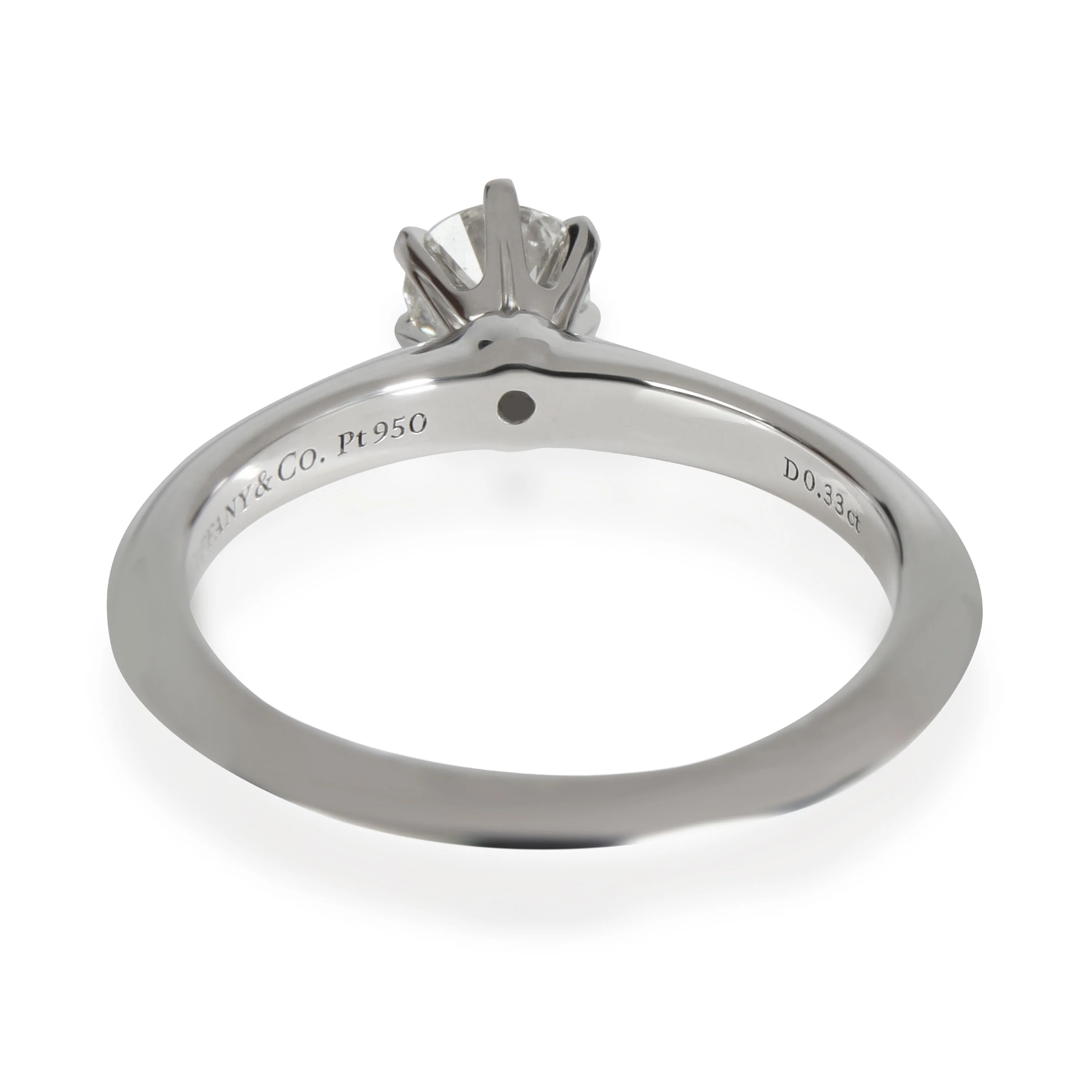 Diamond Engagement Ring in Platinum I VS1 0.33 CTW - Image 4