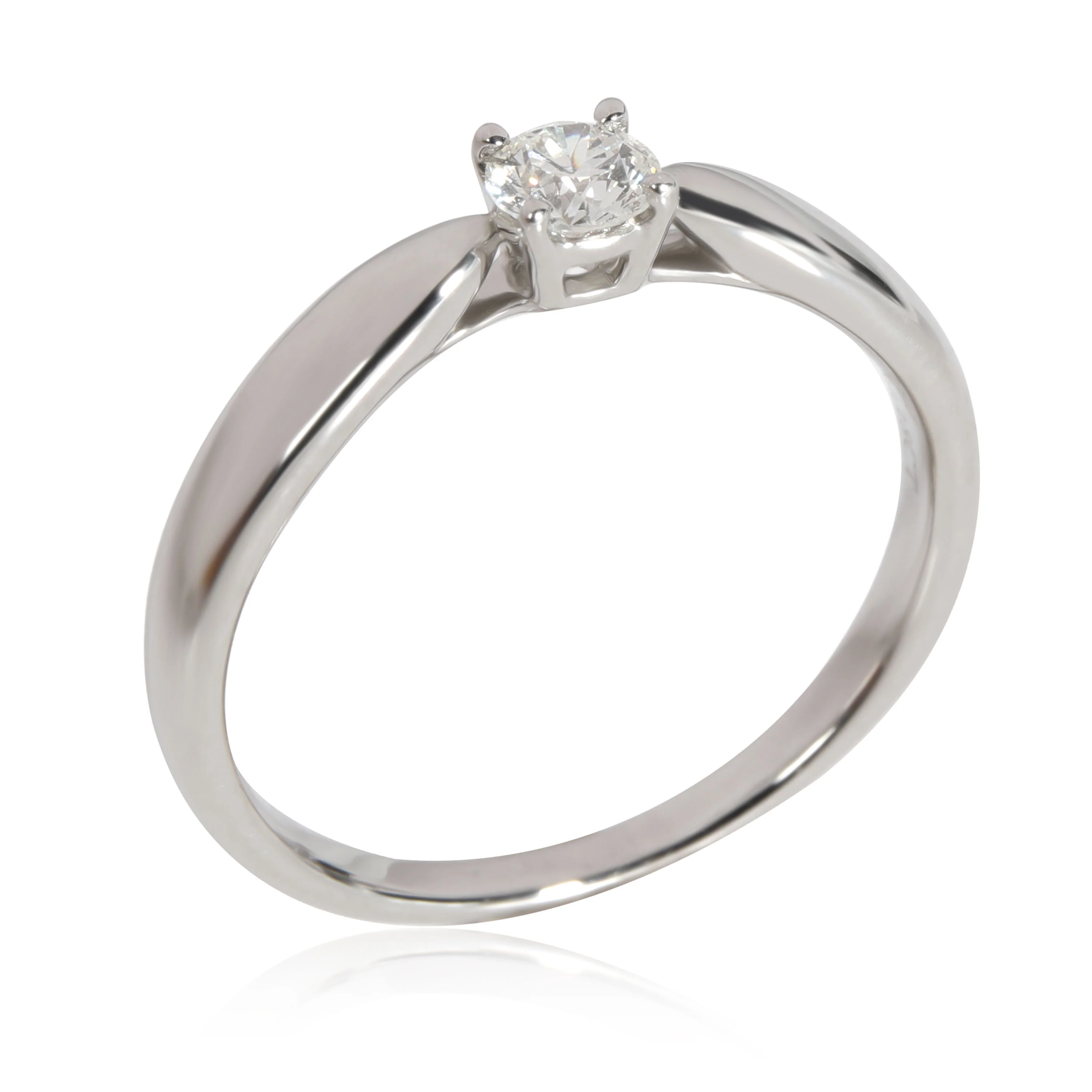 Harmony Diamond Engagement Ring in Platinum I VS1 0.18 CTW - Image 3