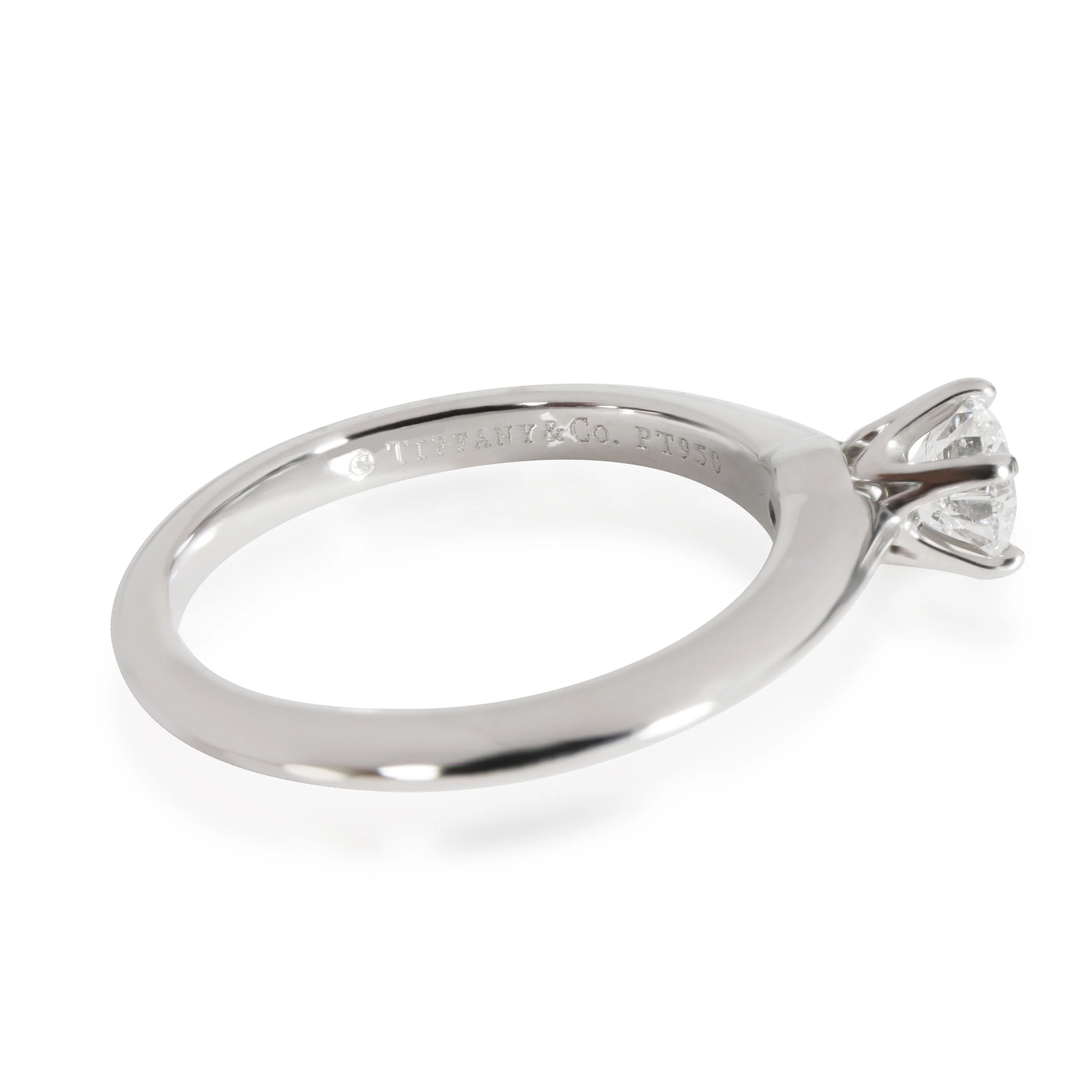 Tiffany & Co. Diamond Engagement Ring in Platinum G VS1 0.45 CTW - Image 2