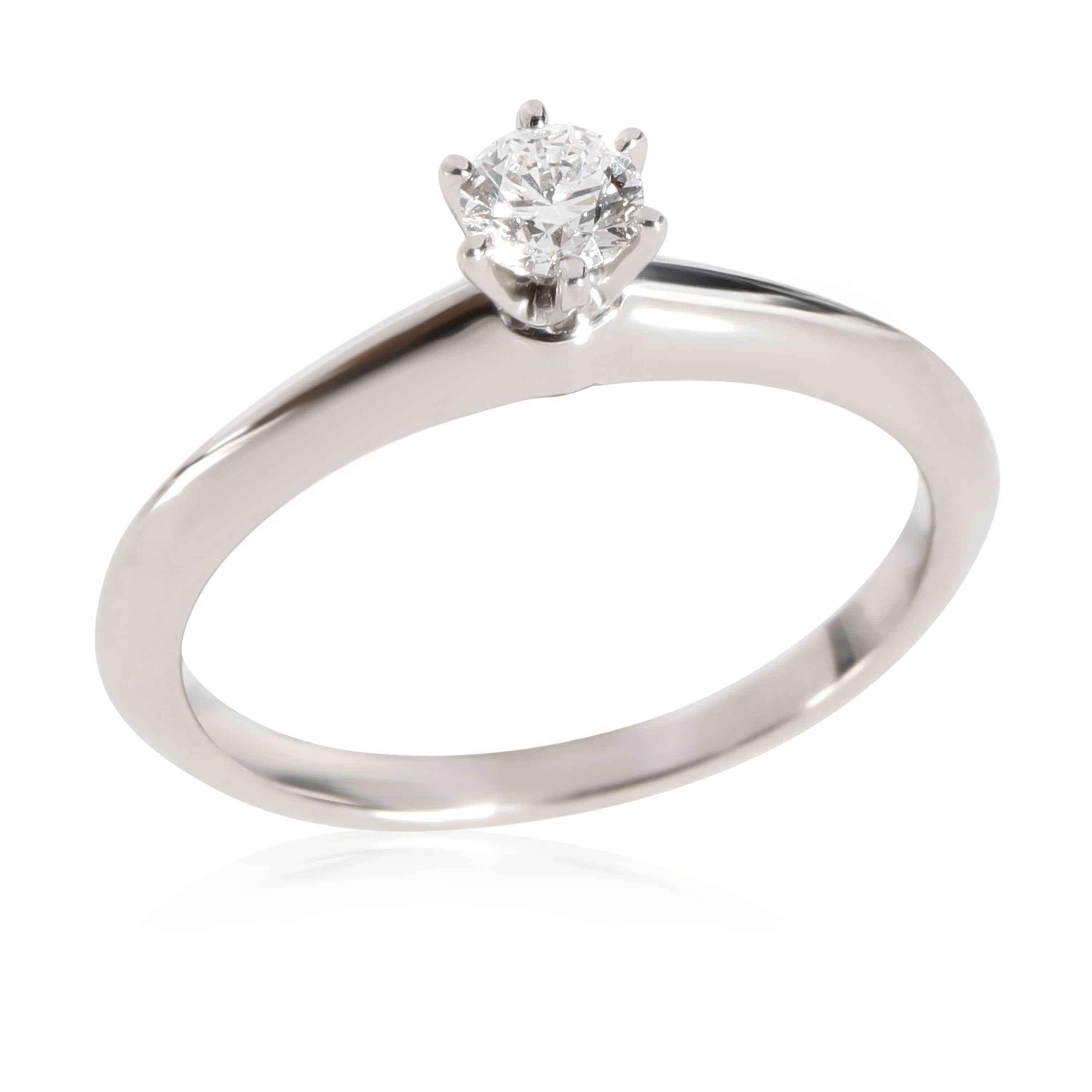 Tiffany & Co. Diamond Engagement Ring in Platinum G VS1 0.19 CTW - Image 3