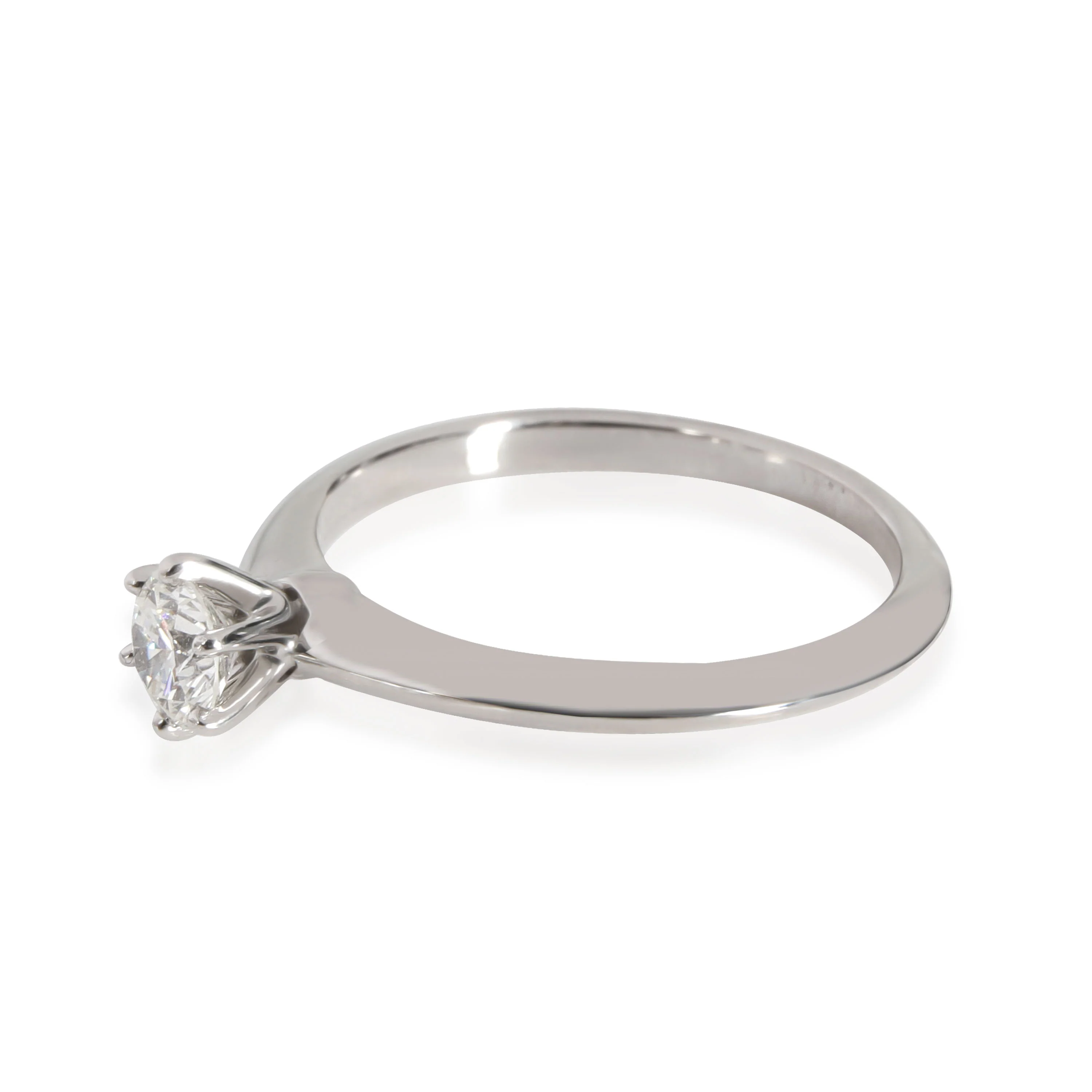 Diamond Solitaire Engagement Ring in Platinum H VS1 0.33 CTW - Image 2