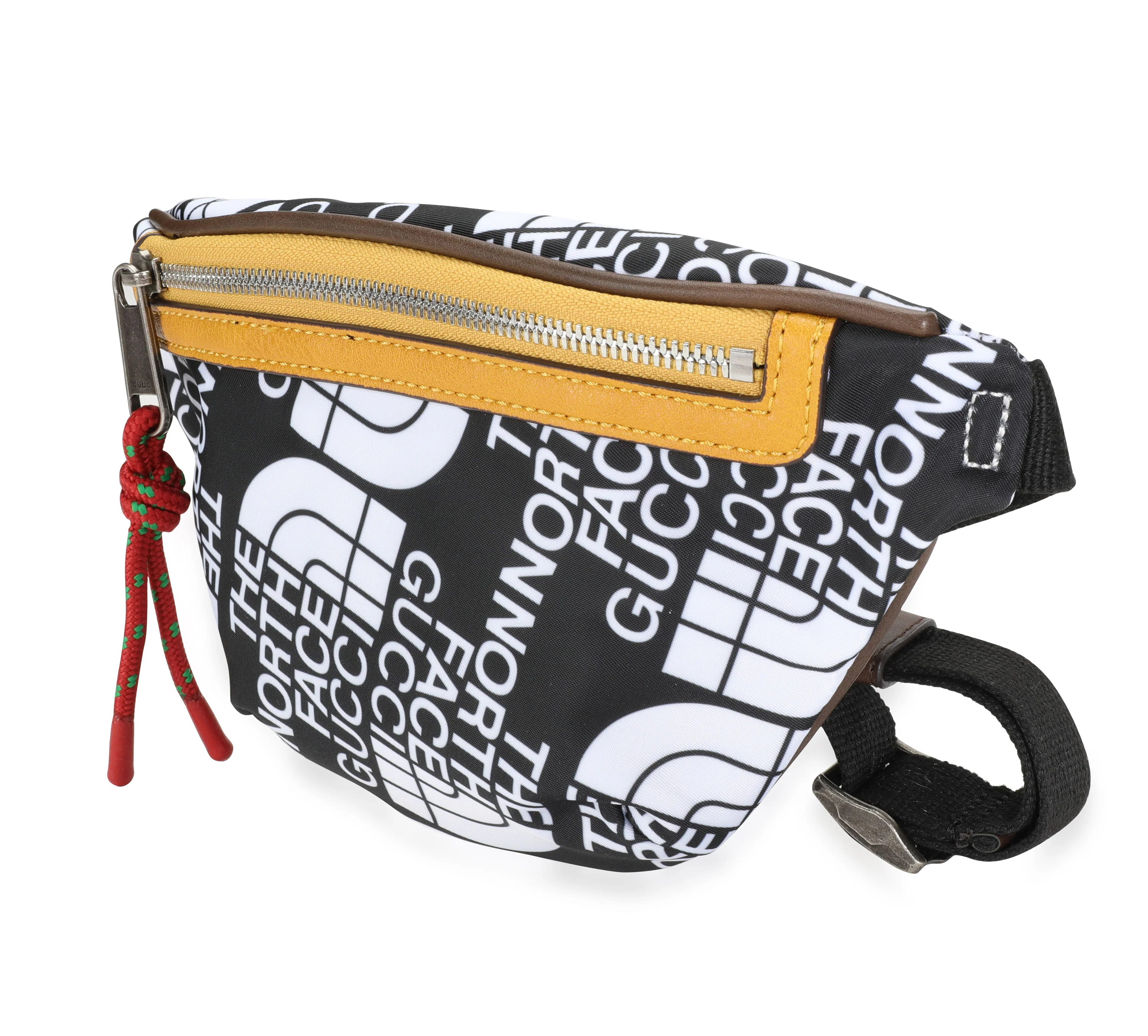 x The North Face Black & White Nylon Belt Bag - Image 2