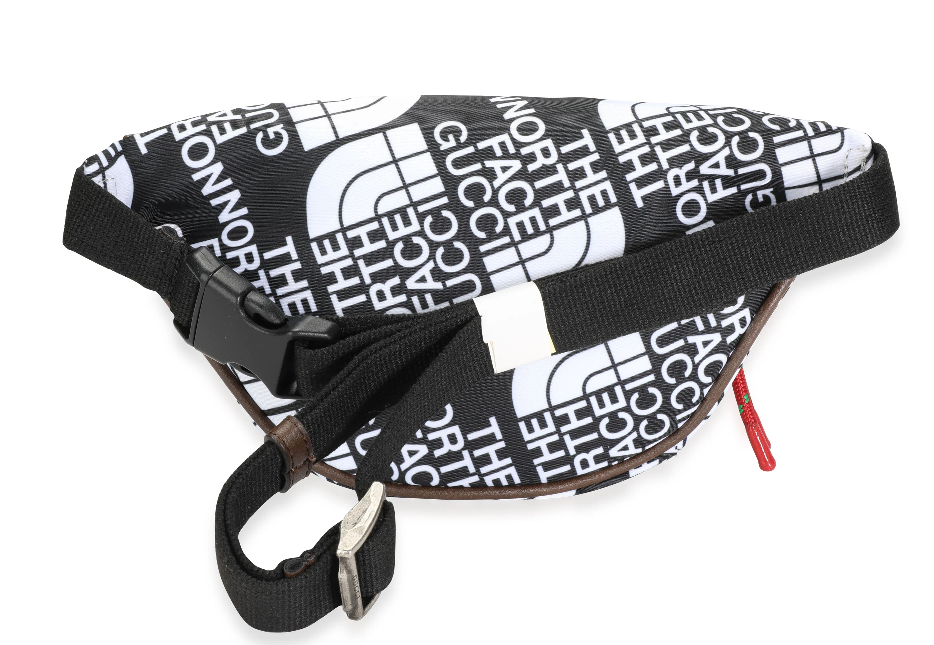 x The North Face Black & White Nylon Belt Bag - Image 3