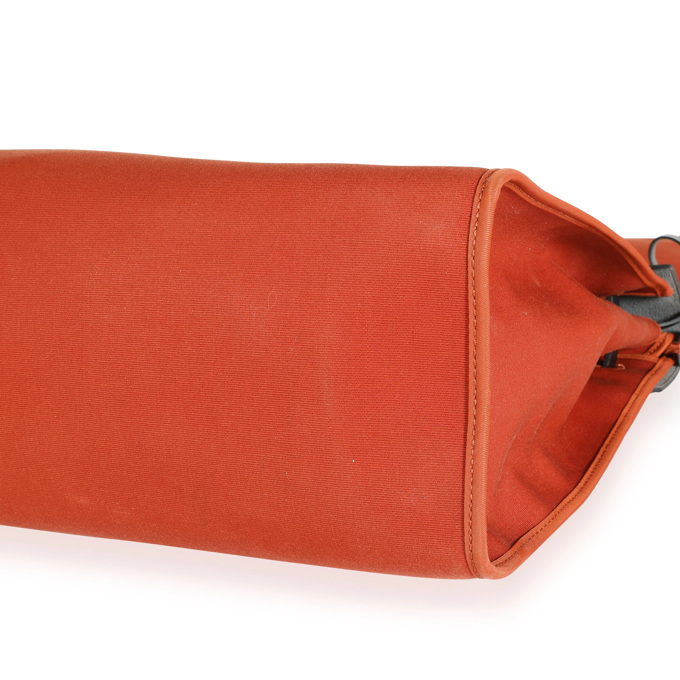 Hermès Cuivre Toile & Black Vache Hunter Herbag Zip 39 PHW - Image 7