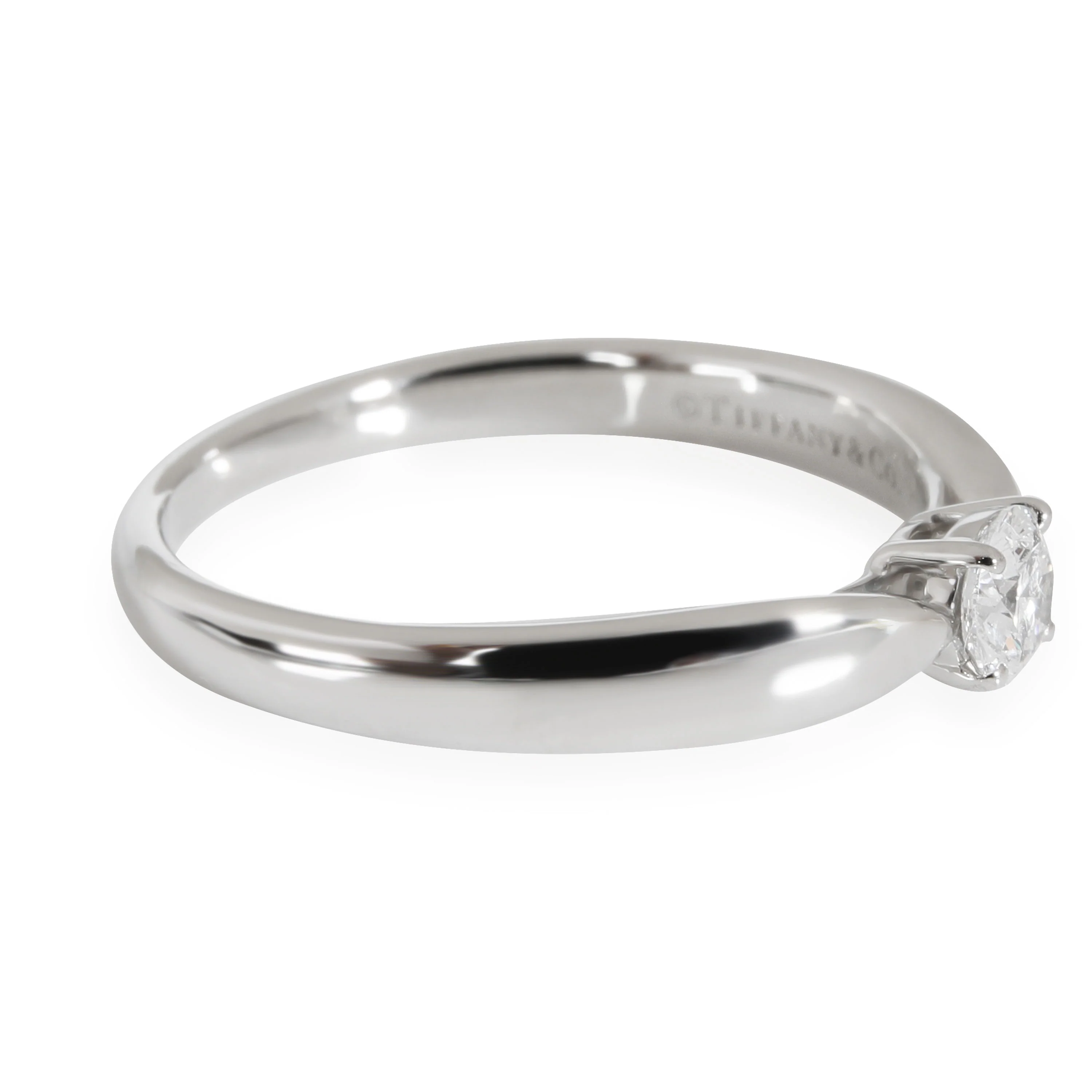 Tiffany & Co. Harmony Diamond Engagement Ring in  Platinum D VVS2 0.21 CTW - Image 2