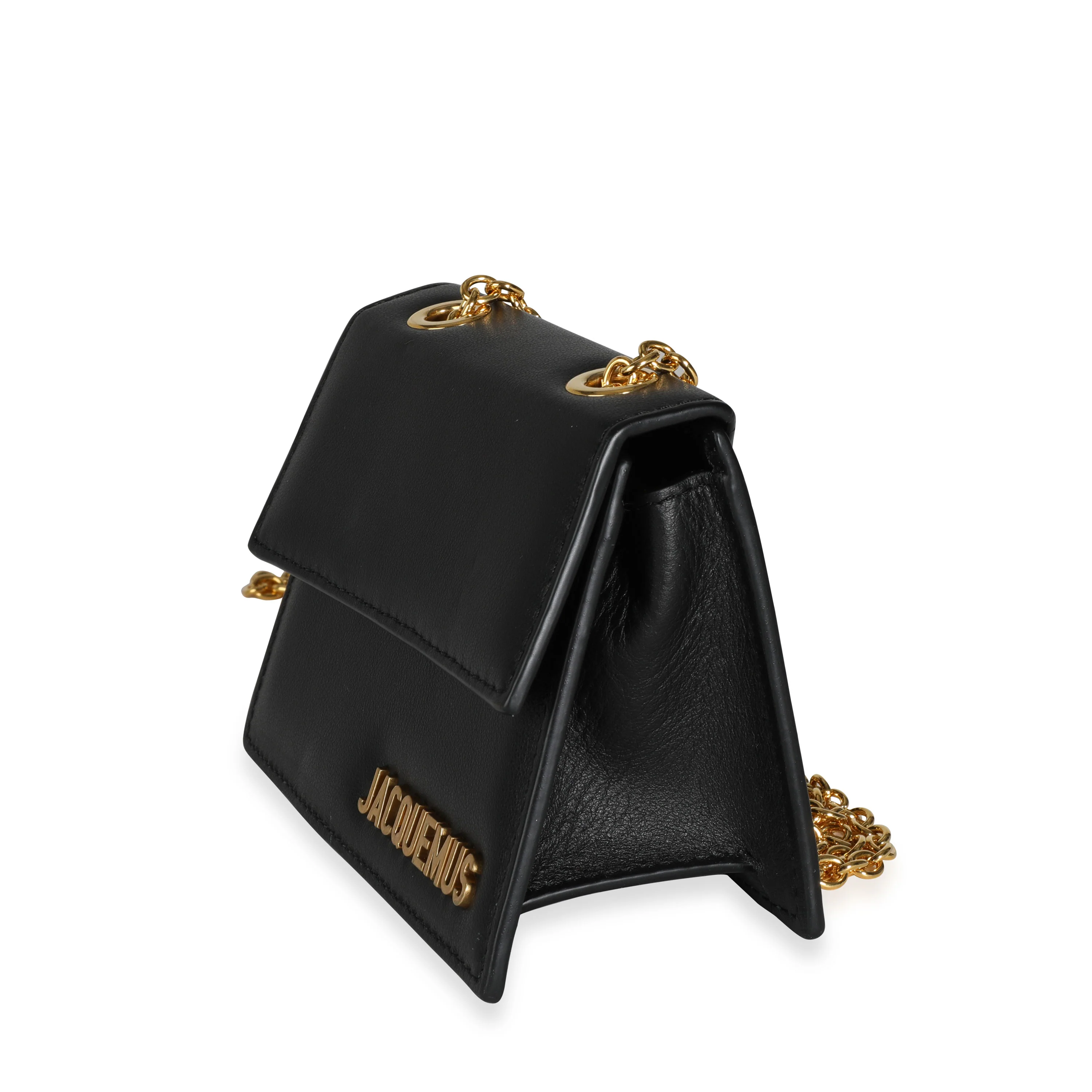 Jacquemus Black Leather Le Piccolo Bag - Image 2