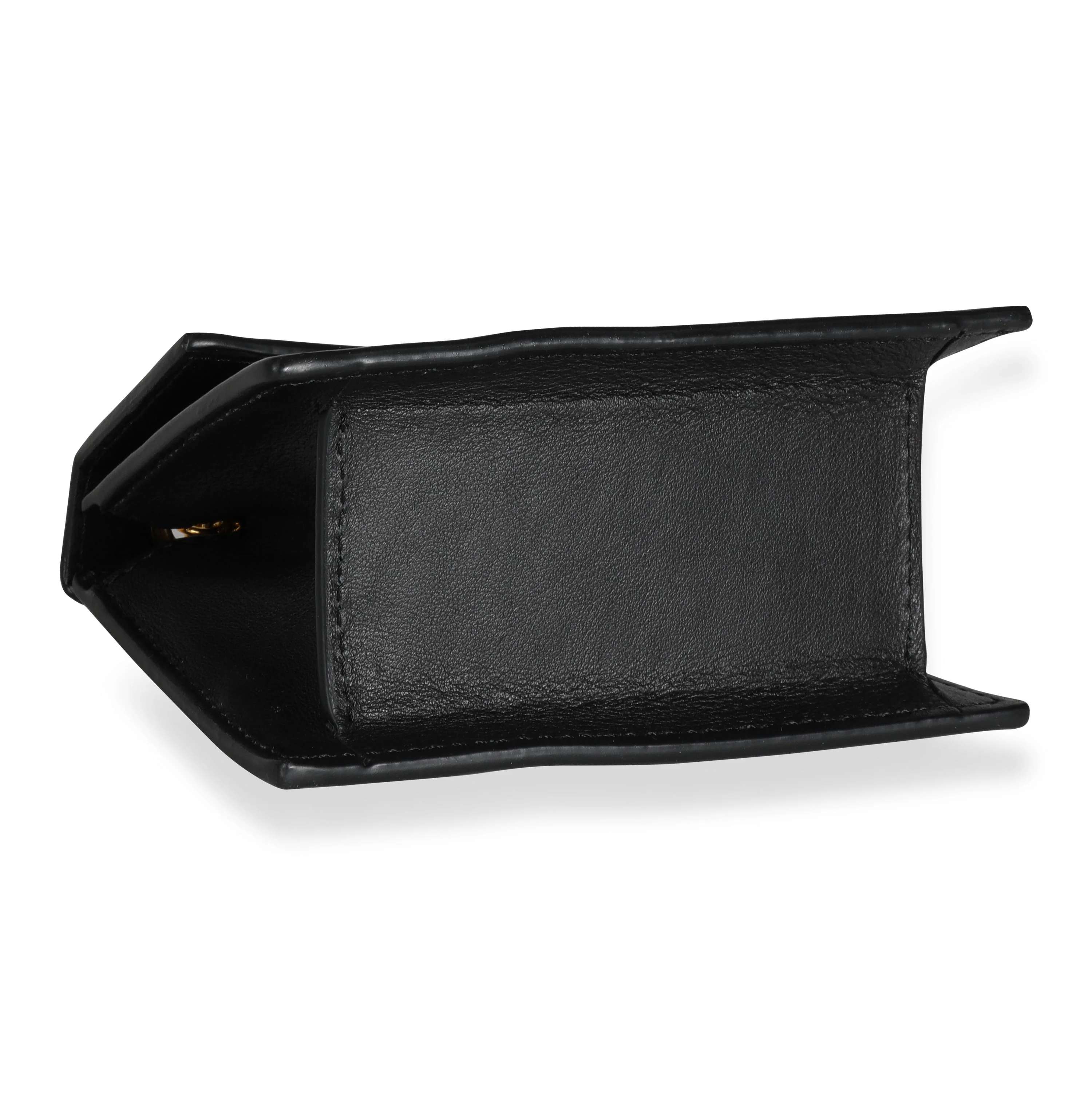 Jacquemus Black Leather Le Piccolo Bag - Image 6