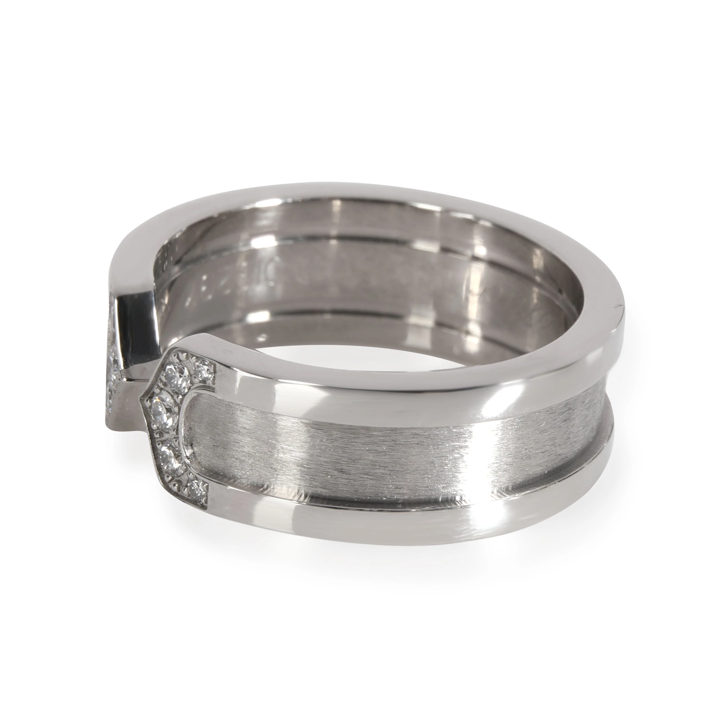 C de Cartier Diamond Ring (White Gold) - Image 2