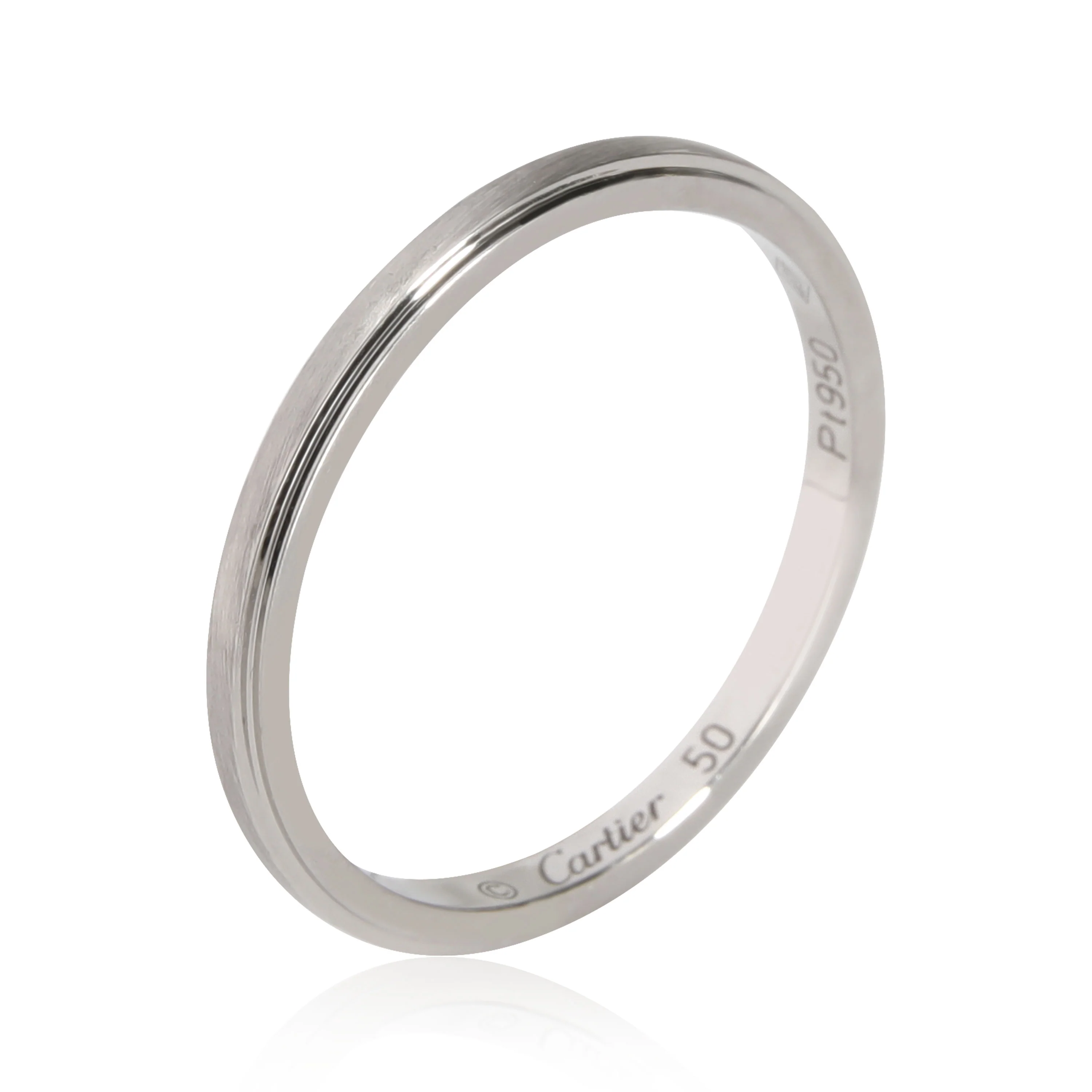 Cartier DAmour Wedding Band in Platinum - Image 4
