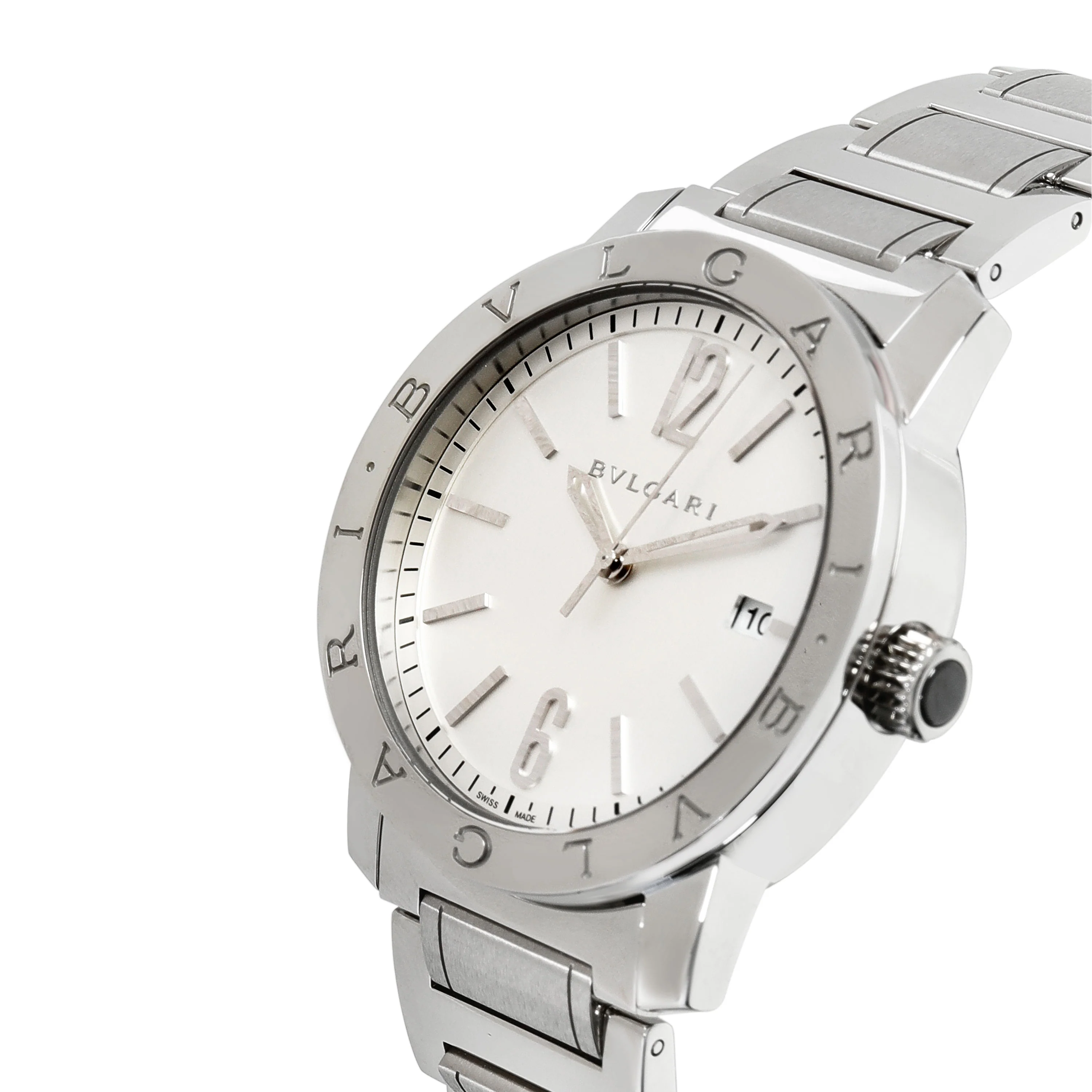 BVLGARI Bvlgari Bvlgari 102110 BB 39 S Mens Watch in  Stainless Steel - Image 3